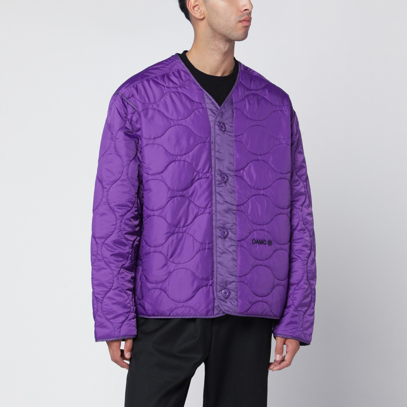 Oamc Purple Combat Liner Jacket Men OAMC