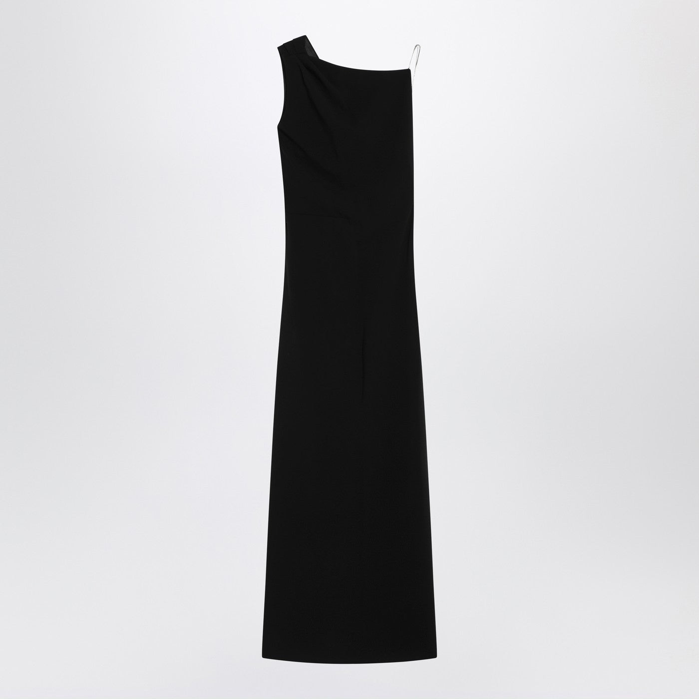 Max Mara Pianoforte Long Black Cady Bustier Dress Women MAX MARA