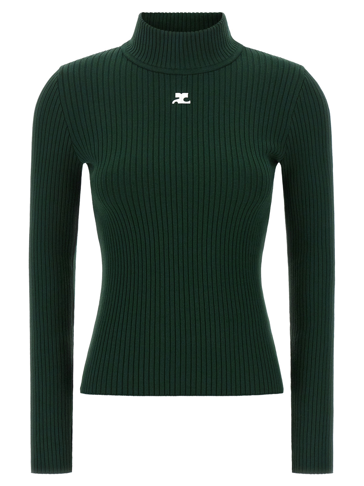 Courreges Women 'Reedition Rib Knit' Sweater COURREGES