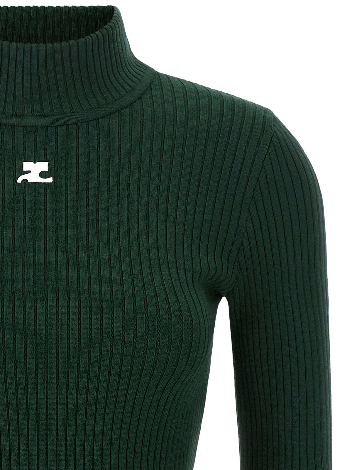 Courreges Women 'Reedition Rib Knit' Sweater COURREGES