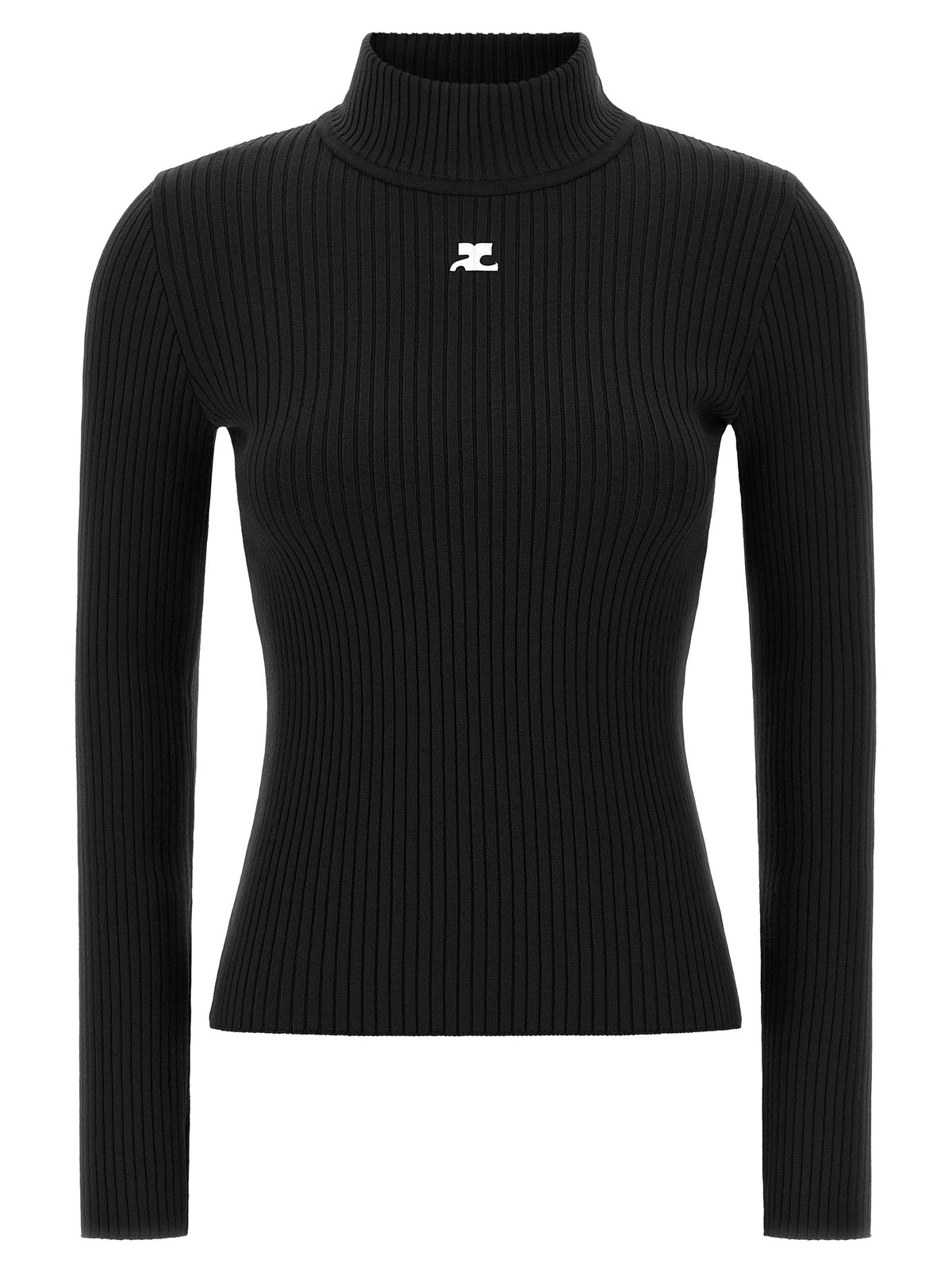 Courreges Women 'Reedition' High Neck Sweater COURREGES