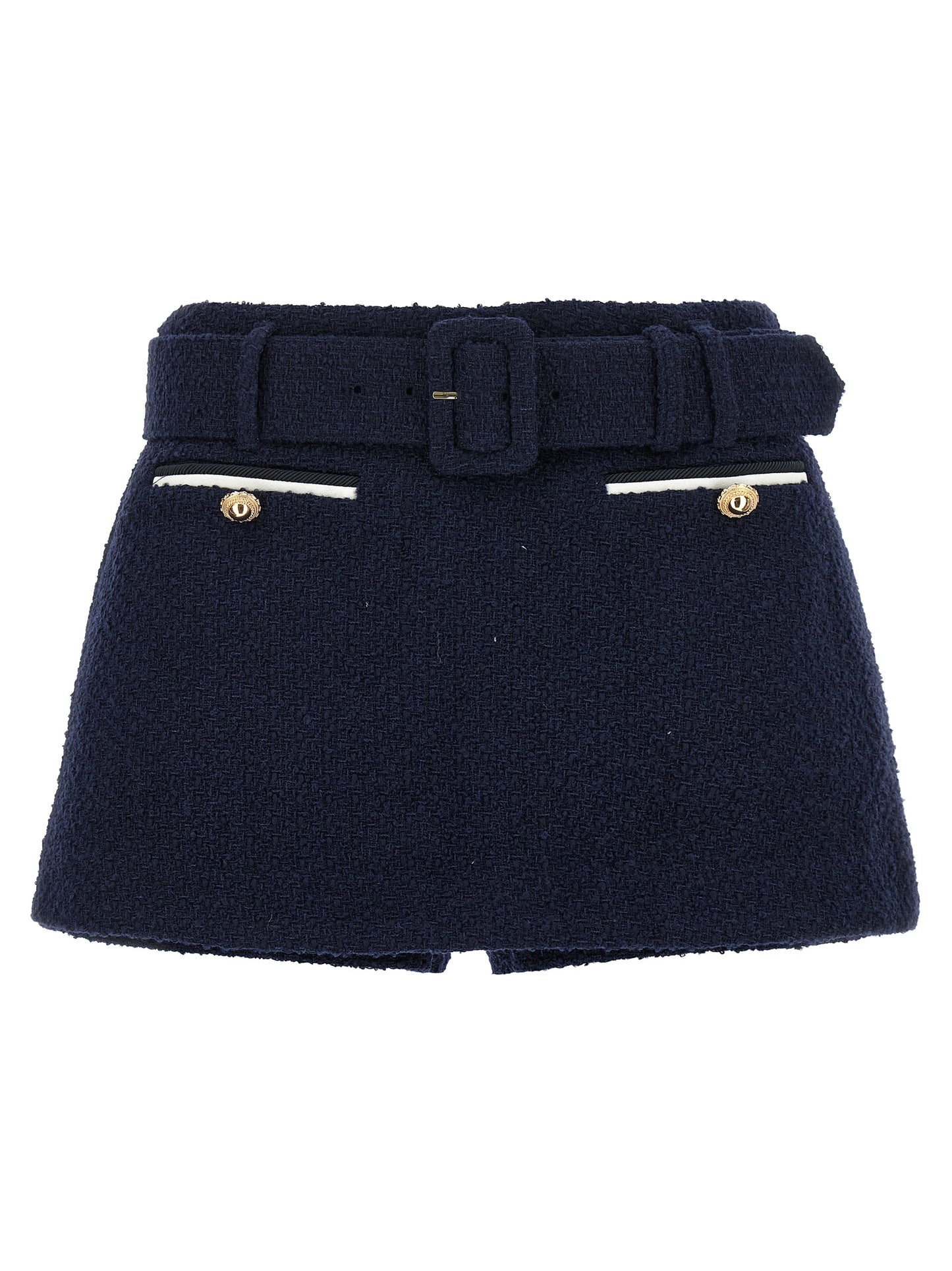 Self Portrait Women Bouclé Wool Skort SELF-PORTRAIT