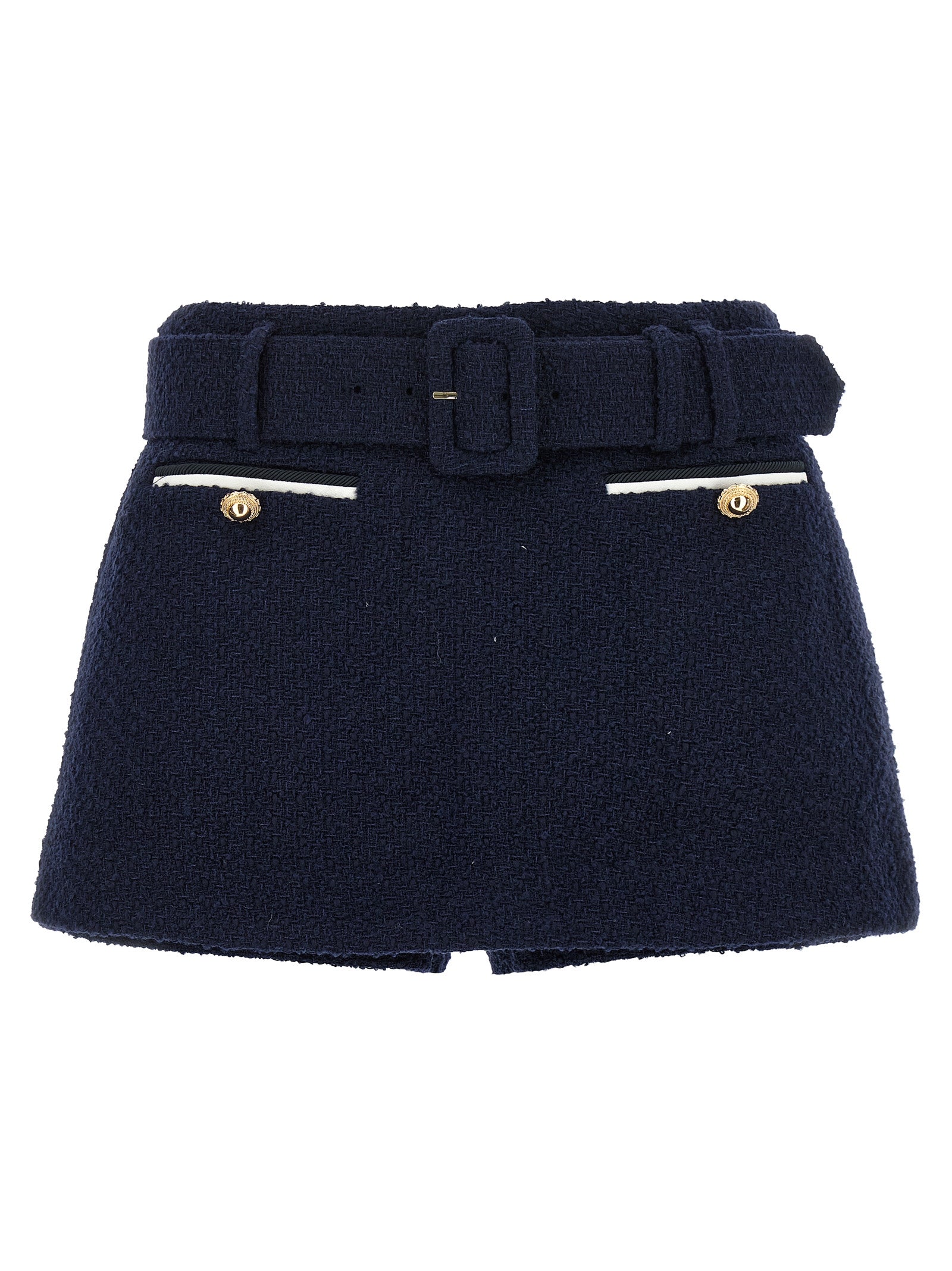 Self Portrait Women Bouclé Wool Skort SELF-PORTRAIT