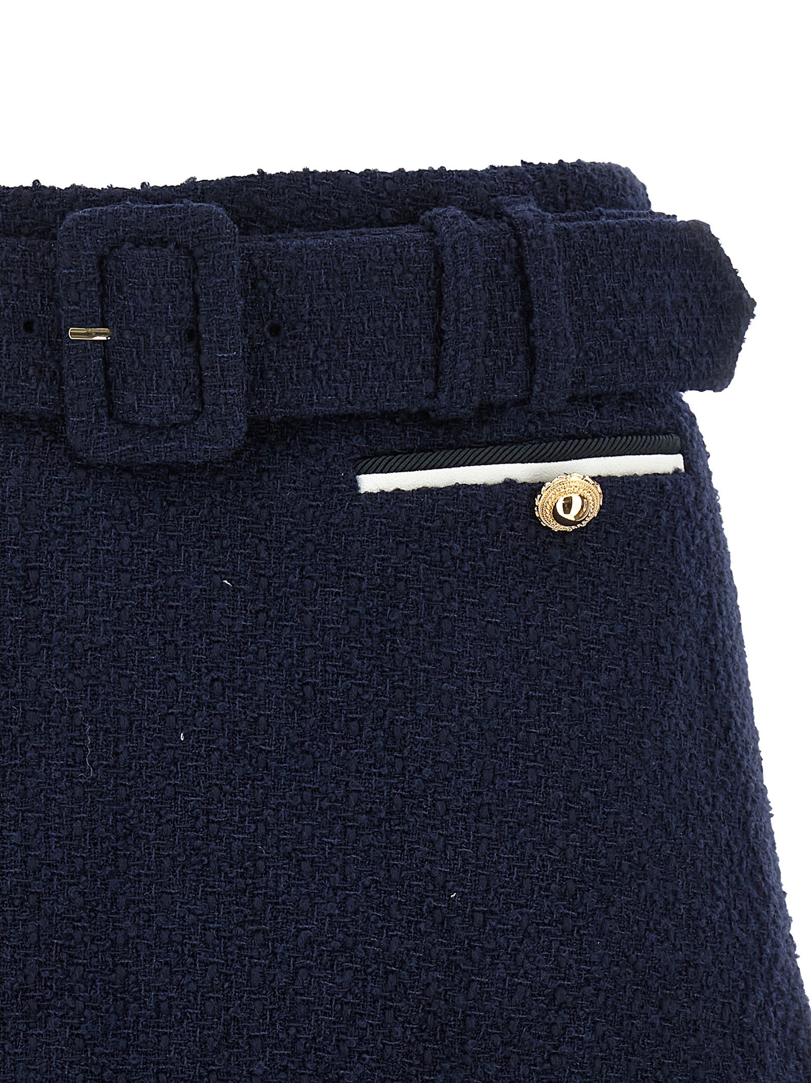 Self Portrait Women Bouclé Wool Skort SELF-PORTRAIT