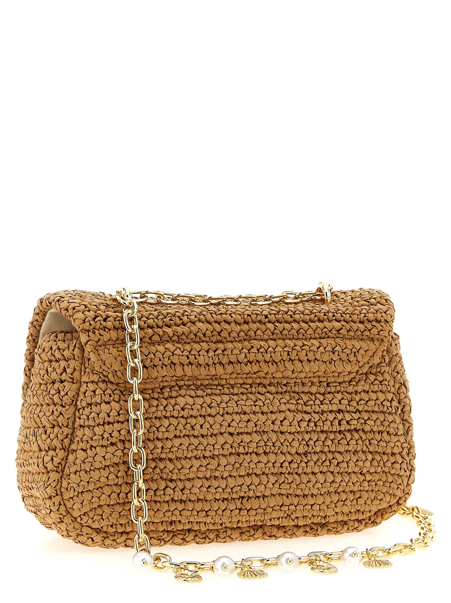 Self Portrait Women 'Raffia Bow Charm' Shoulder Bag SELF-PORTRAIT