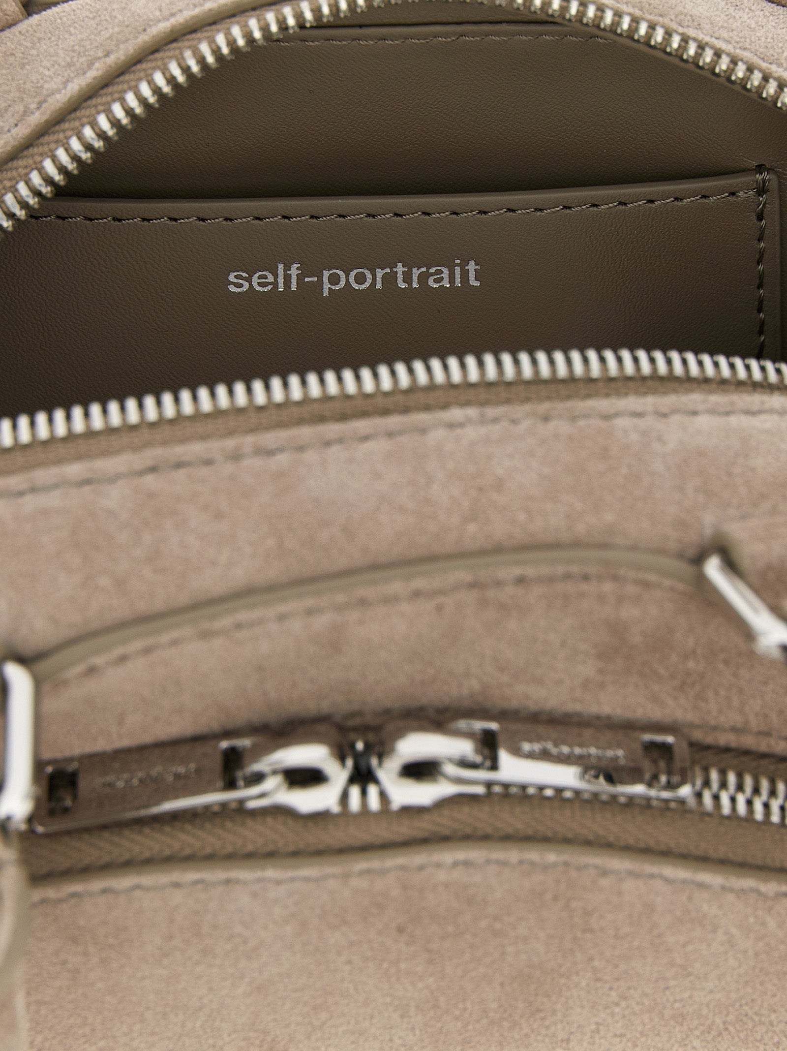 Self Portrait Women 'Suede Mini With Charm' Shoulder Bag SELF-PORTRAIT