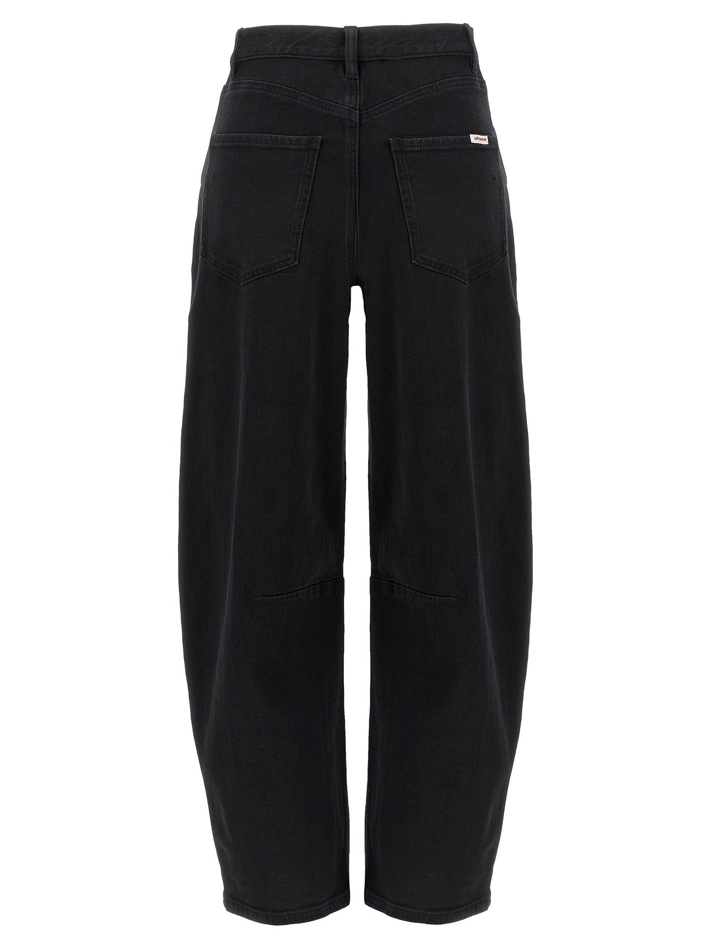 Self Portrait Women 'Black Barrel Leg' Jeans SELF-PORTRAIT