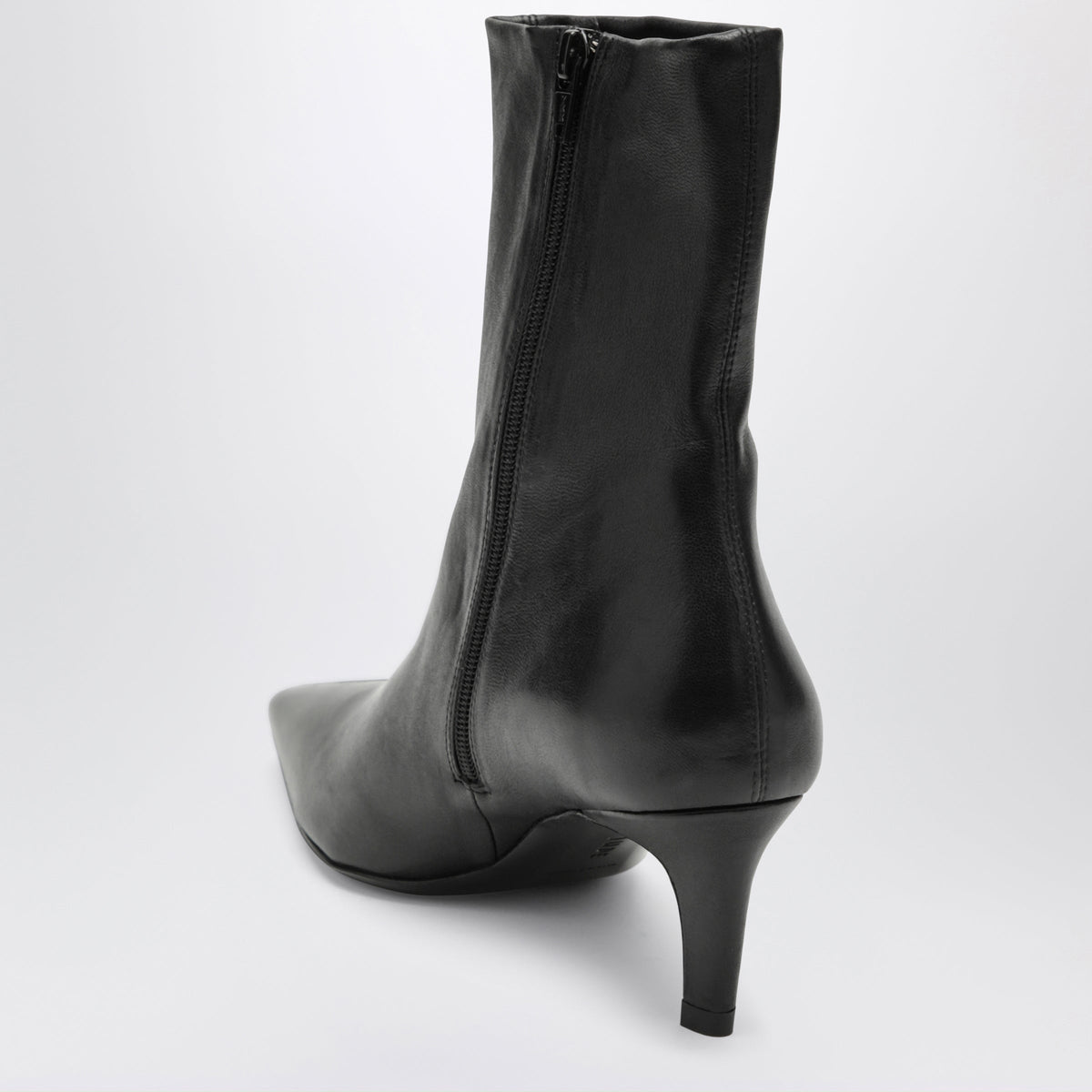Jude Black Cave Ankle Boots In Leather Women Jude