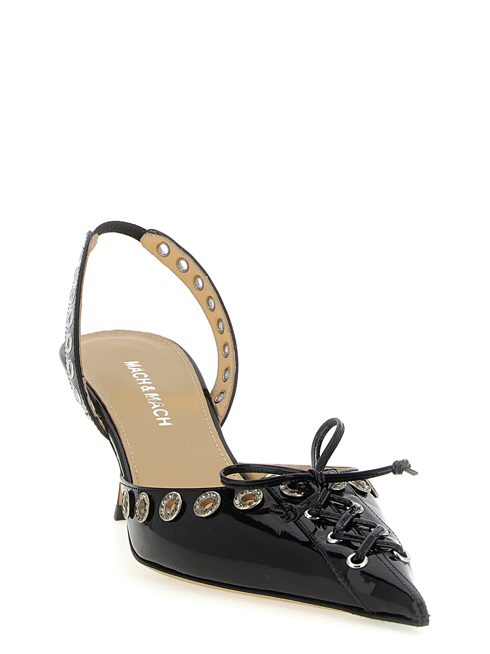Mach & Mach Women 'Crystalized Corset' Slingback MACH & MACH