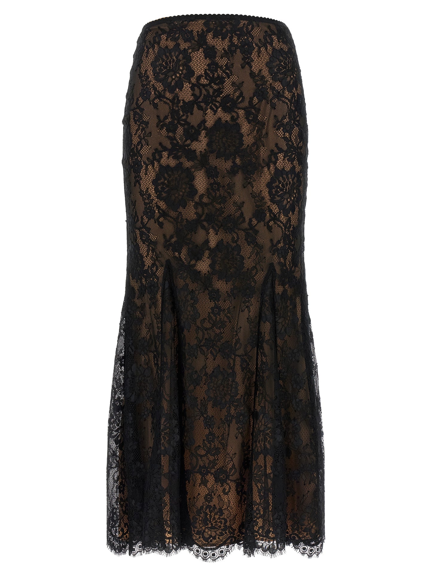 Self Portrait Women 'Black Lace Midi' Skirt SELF-PORTRAIT