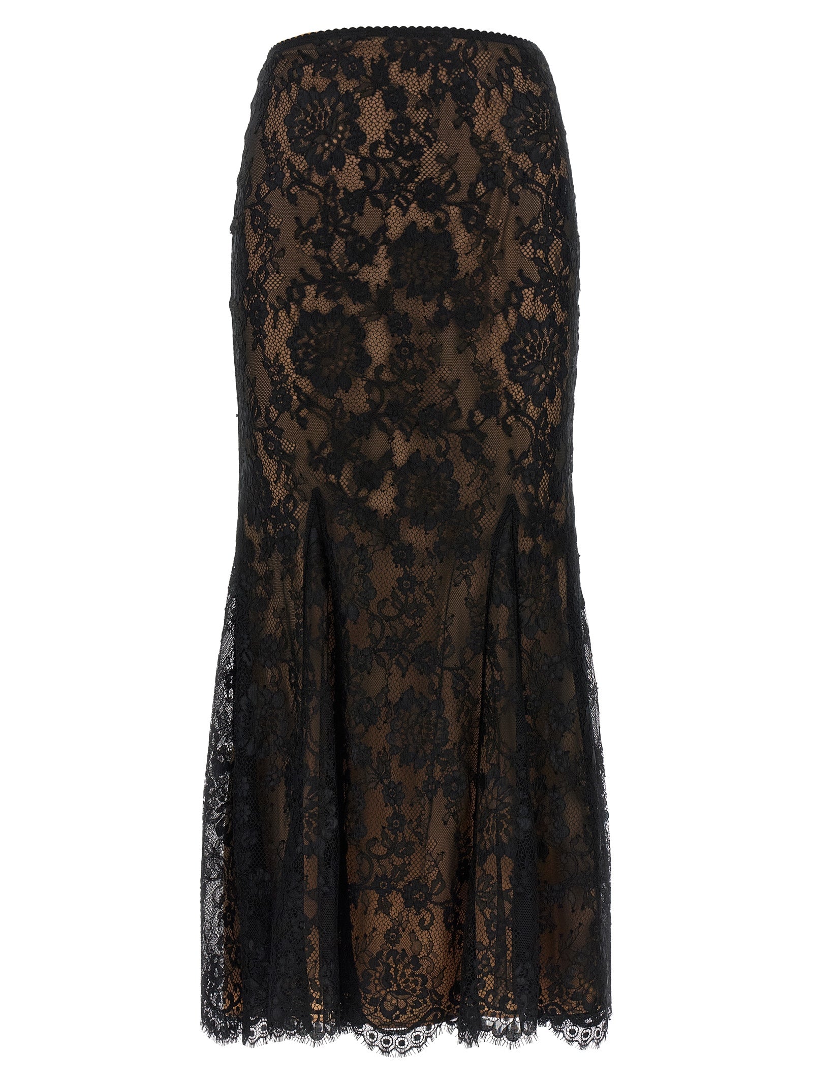 Self Portrait Women 'Black Lace Midi' Skirt SELF-PORTRAIT