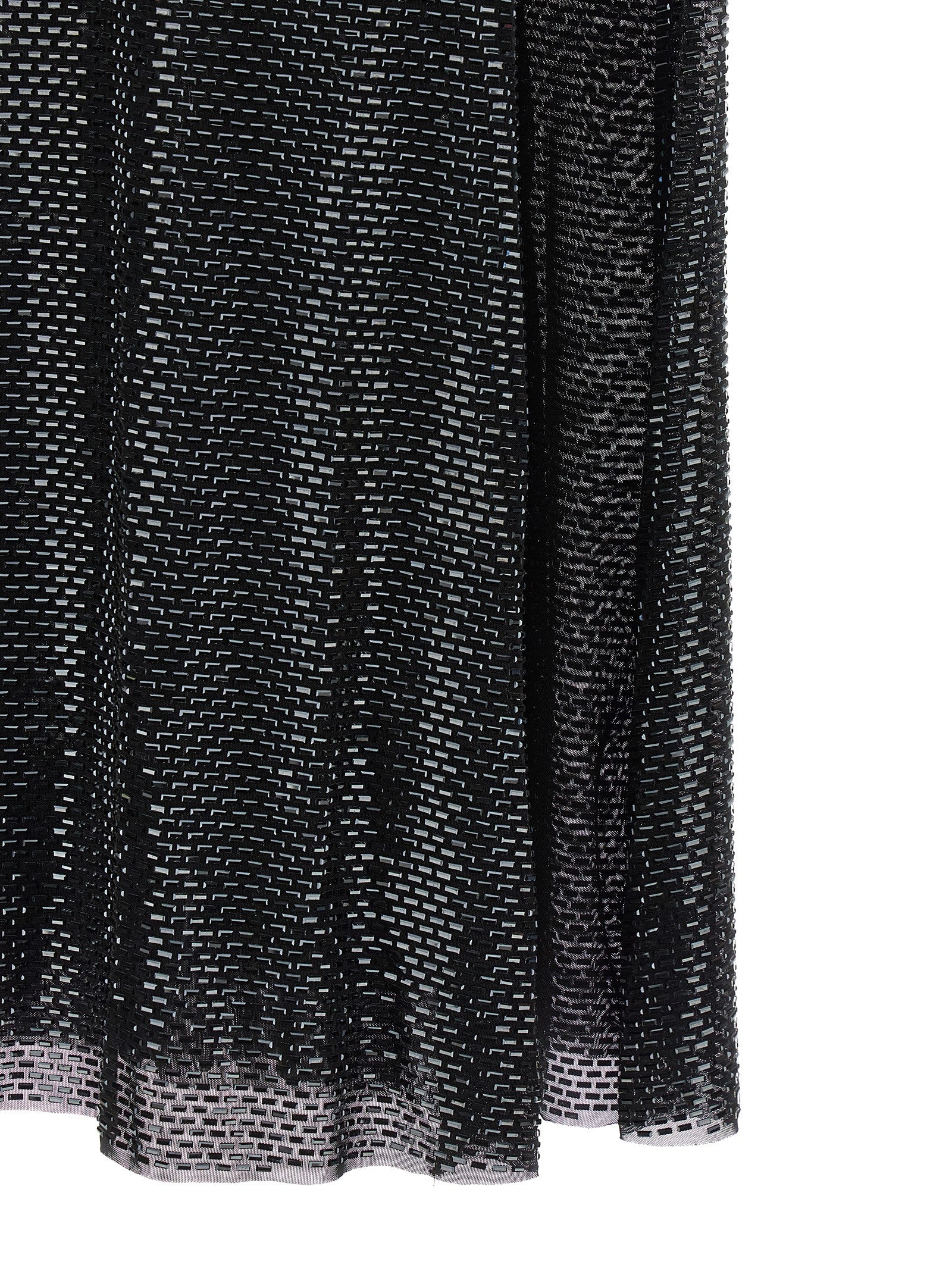 Self Portrait Women 'Black Rhinestone Draped Maxi' Dress SELF-PORTRAIT