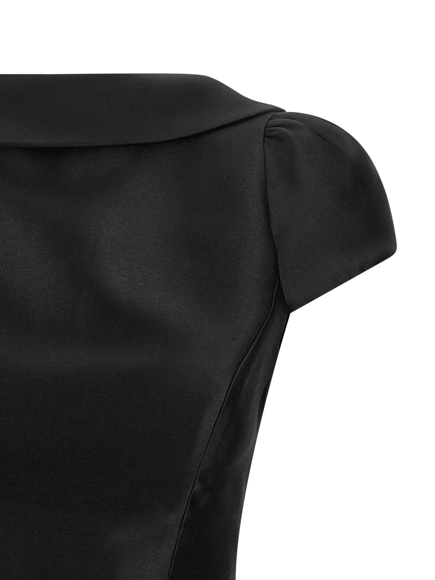 Self Portrait Women 'Black Taffetà Collared Mini' Dress SELF-PORTRAIT