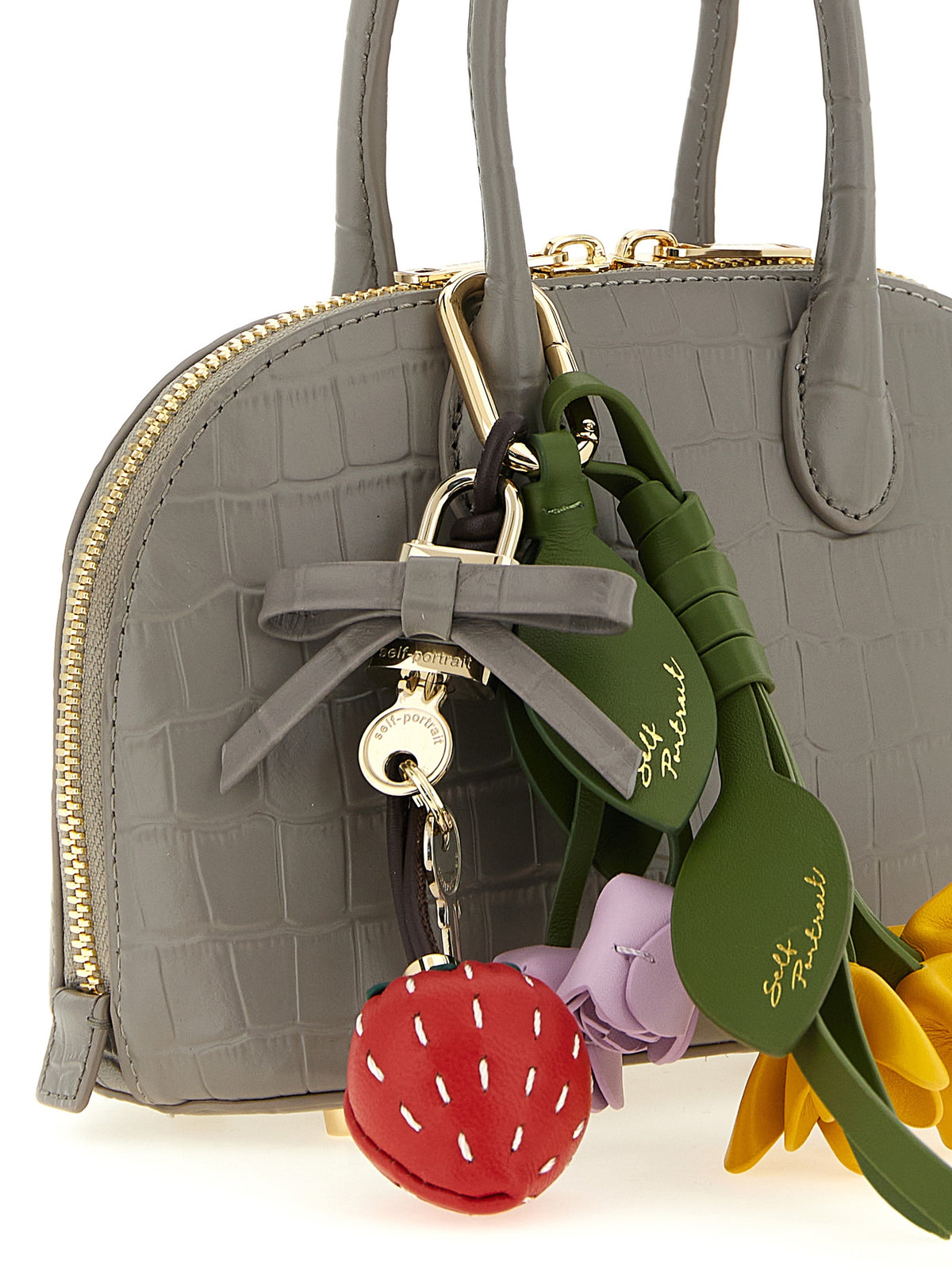 Self Portrait Women 'Croc Leather Mini Toast' Handbag SELF-PORTRAIT