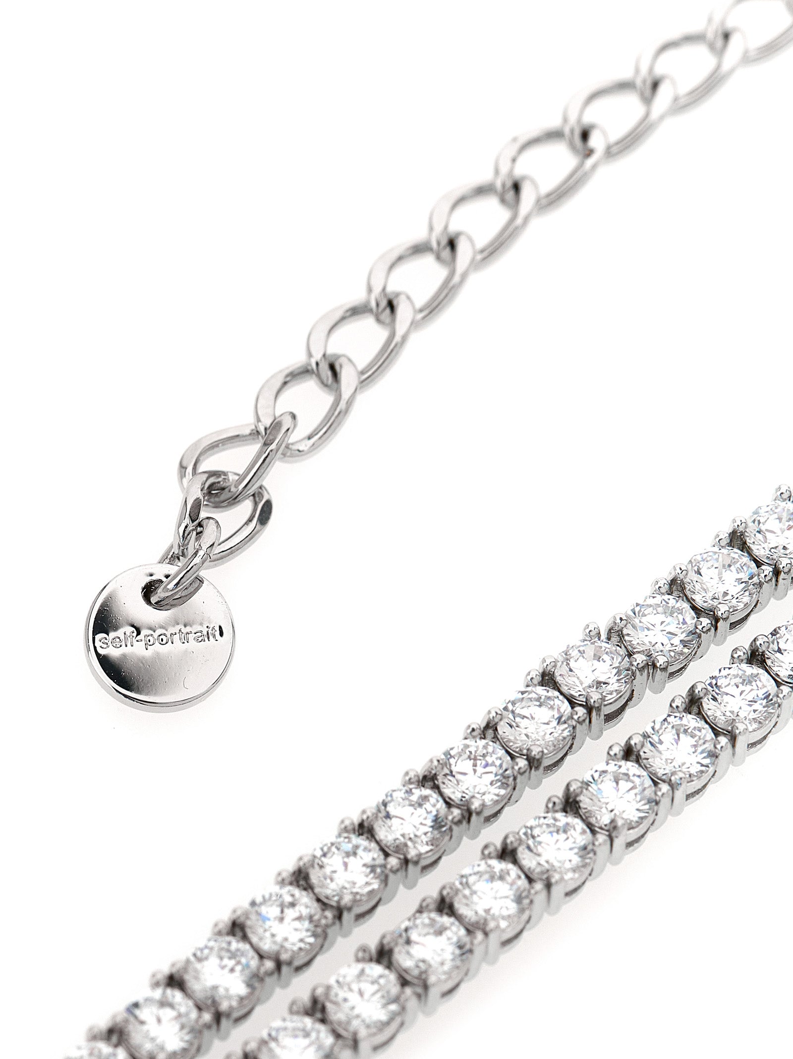 Self Portrait Women 'Double Crystal Bow' Necklace SELF-PORTRAIT