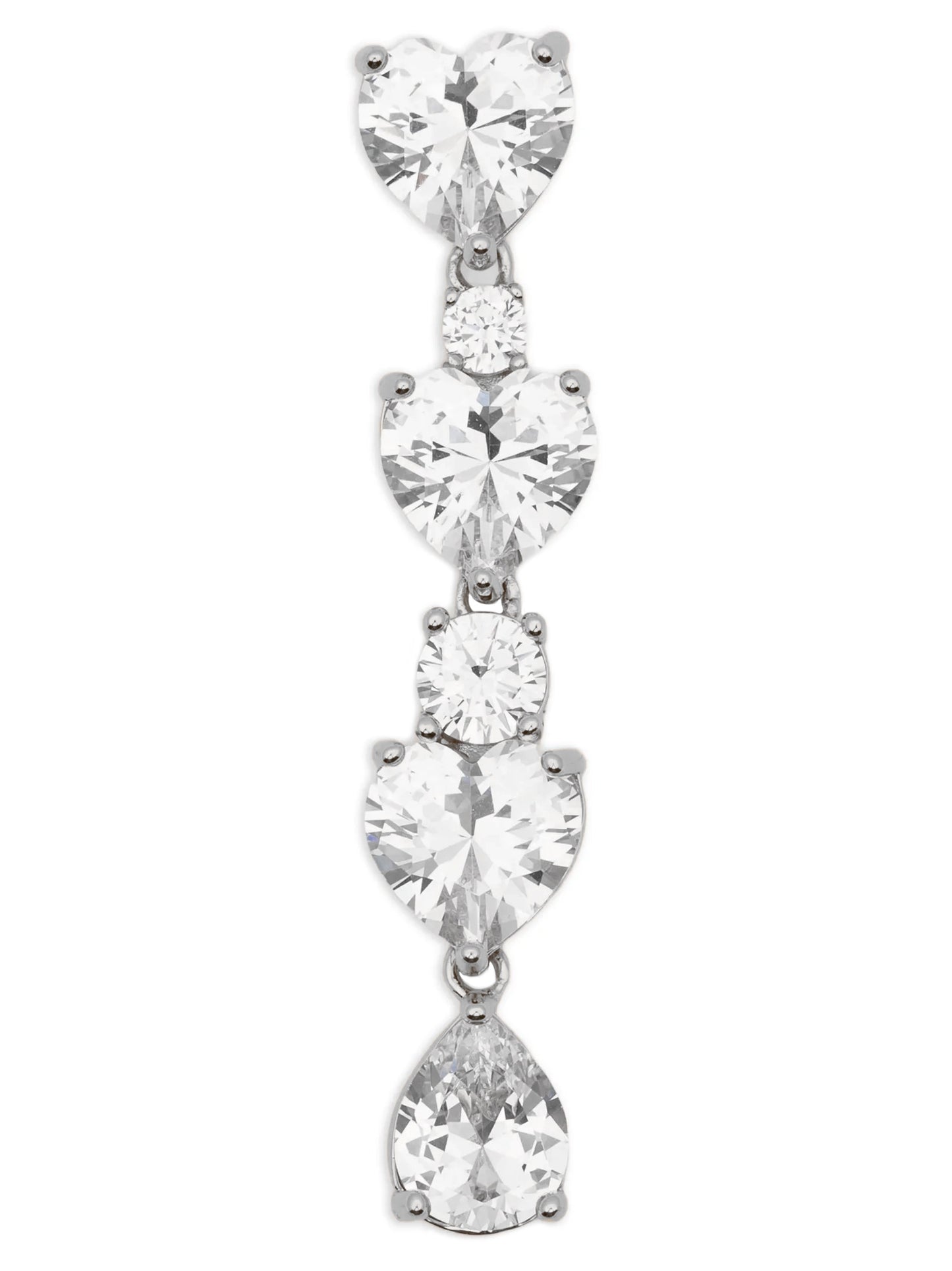 Self Portrait Women 'Crystal Heart Tiered' Earrings SELF-PORTRAIT