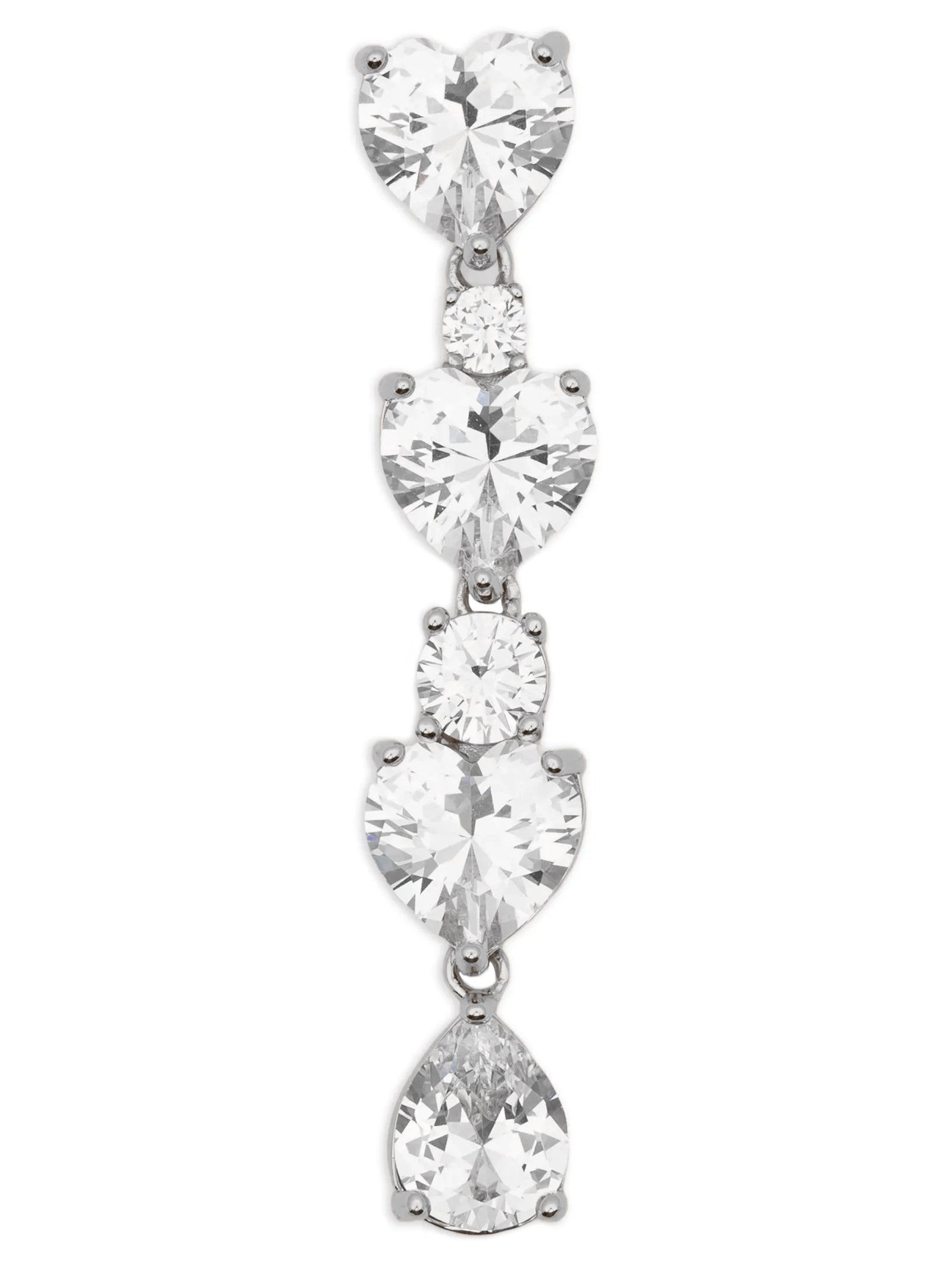 Self Portrait Women 'Crystal Heart Tiered' Earrings SELF-PORTRAIT