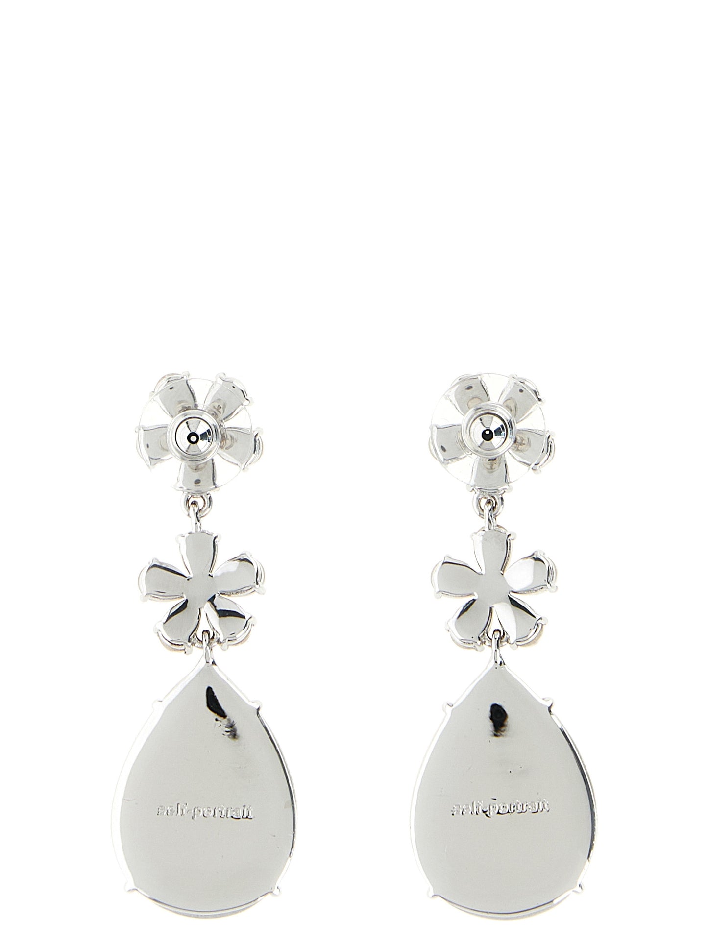 Self Portrait Women 'Crystal Flower Tiered' Earrings SELF-PORTRAIT