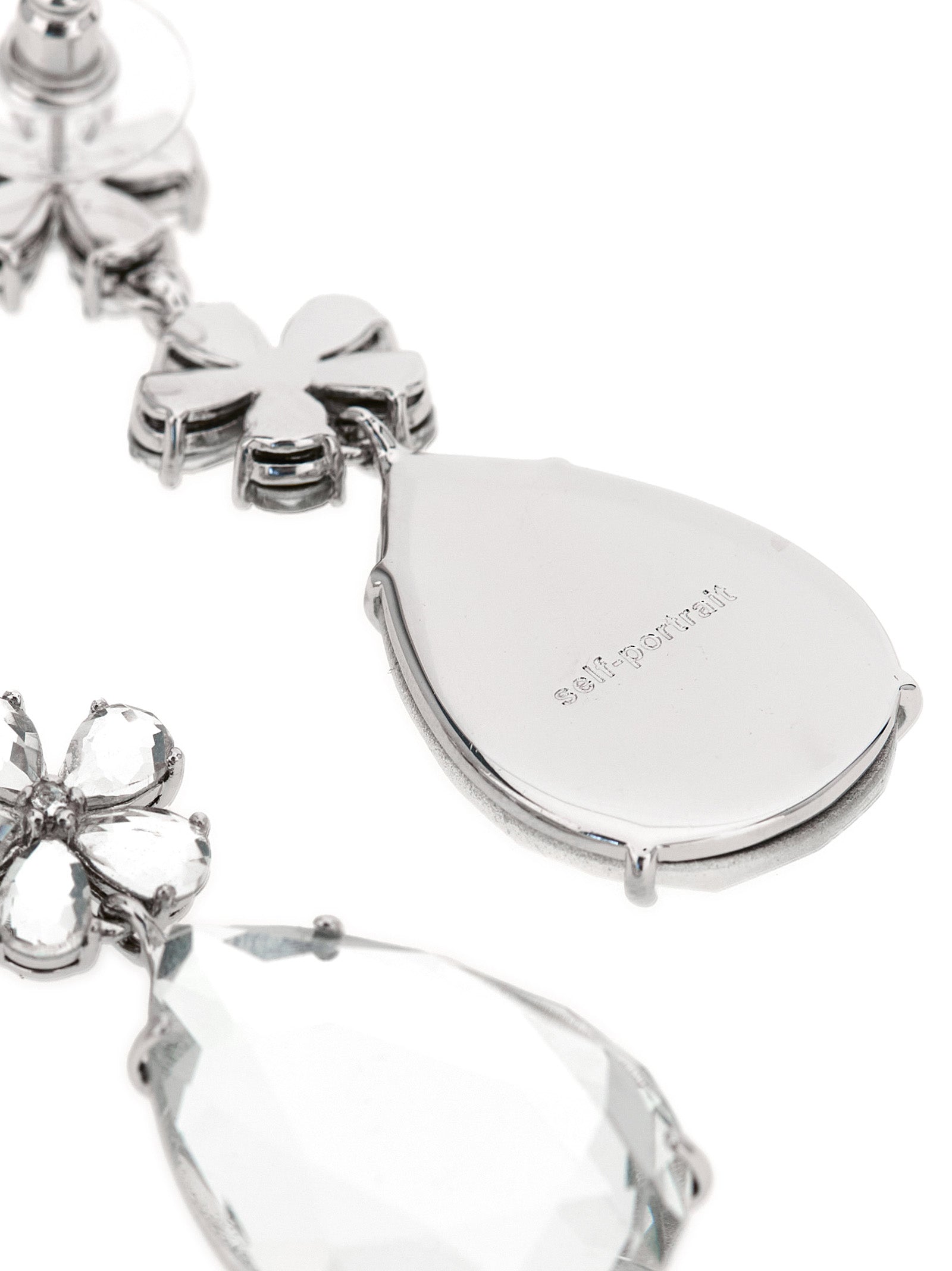 Self Portrait Women 'Crystal Flower Tiered' Earrings SELF-PORTRAIT