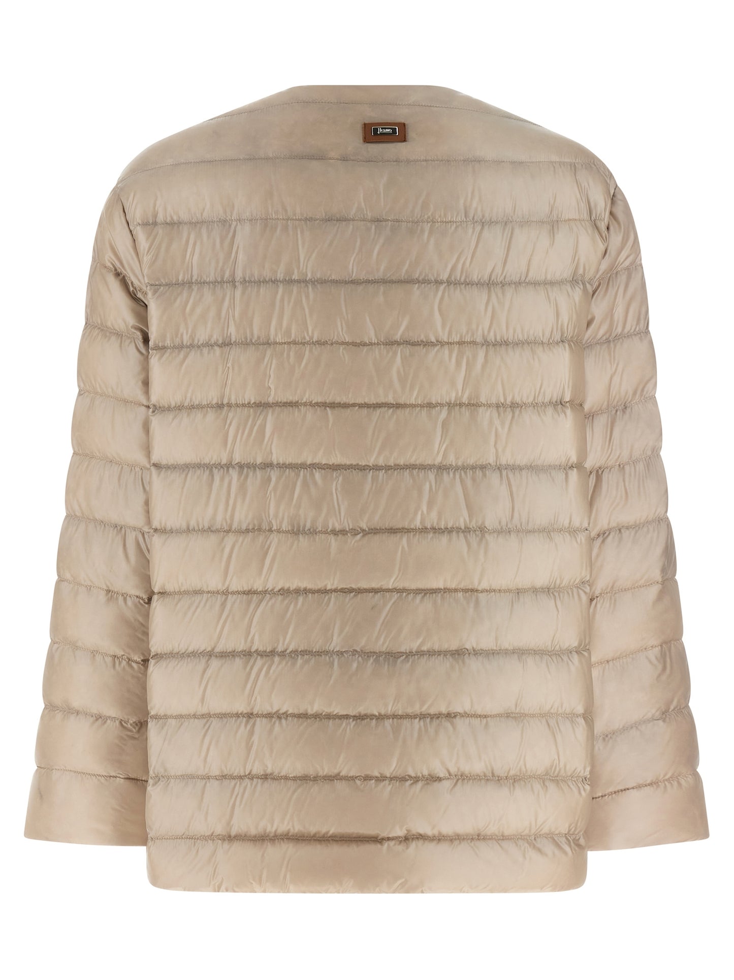 Herno Women Leather Strap Down Jacket HERNO