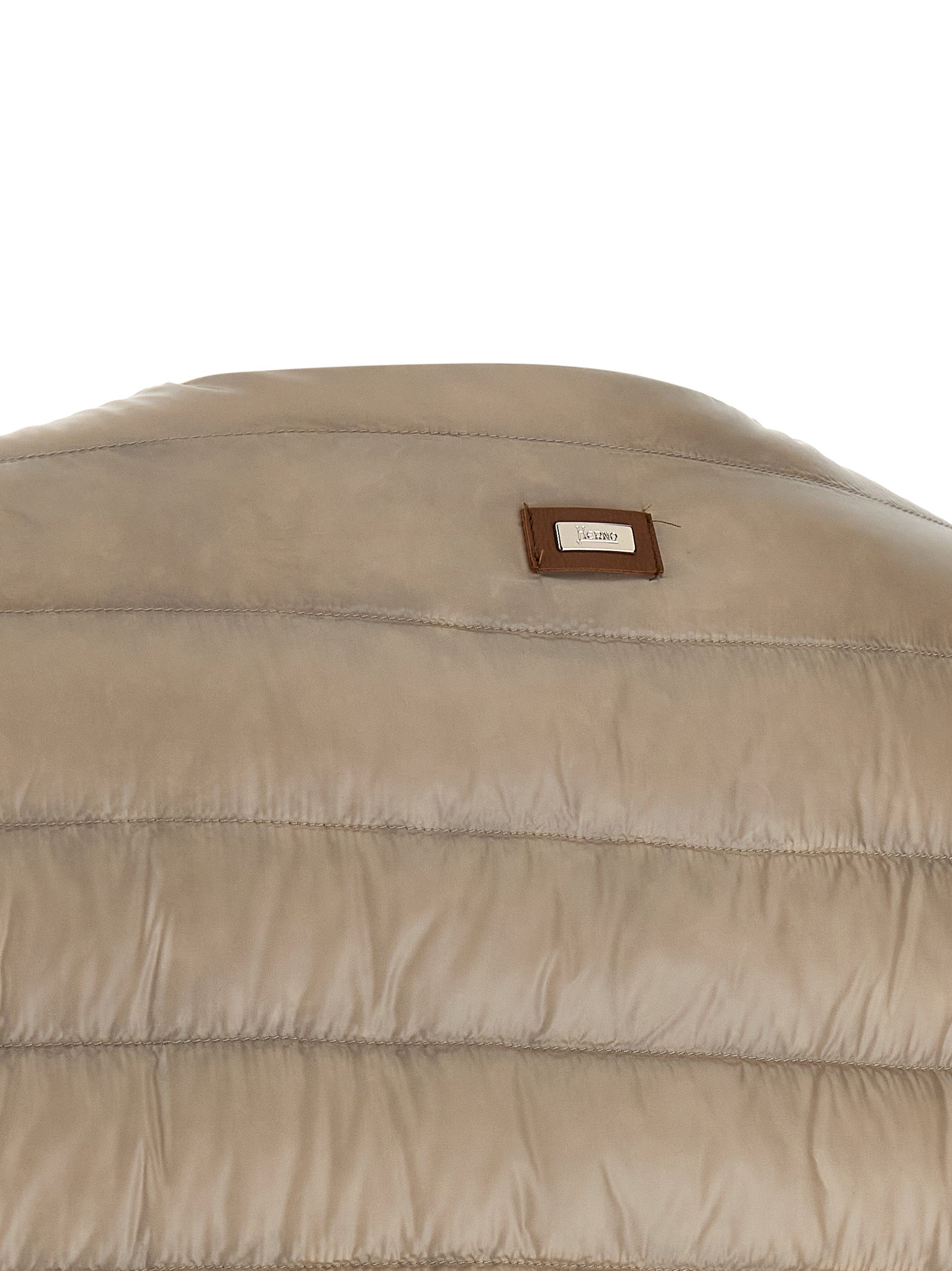 Herno Women Leather Strap Down Jacket HERNO