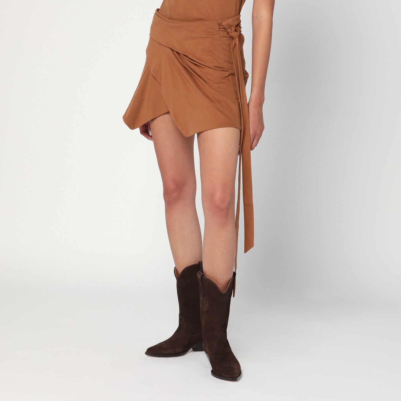 Isabel Marant Caramel-Coloured Berenice Skirt Women ISABEL MARANT