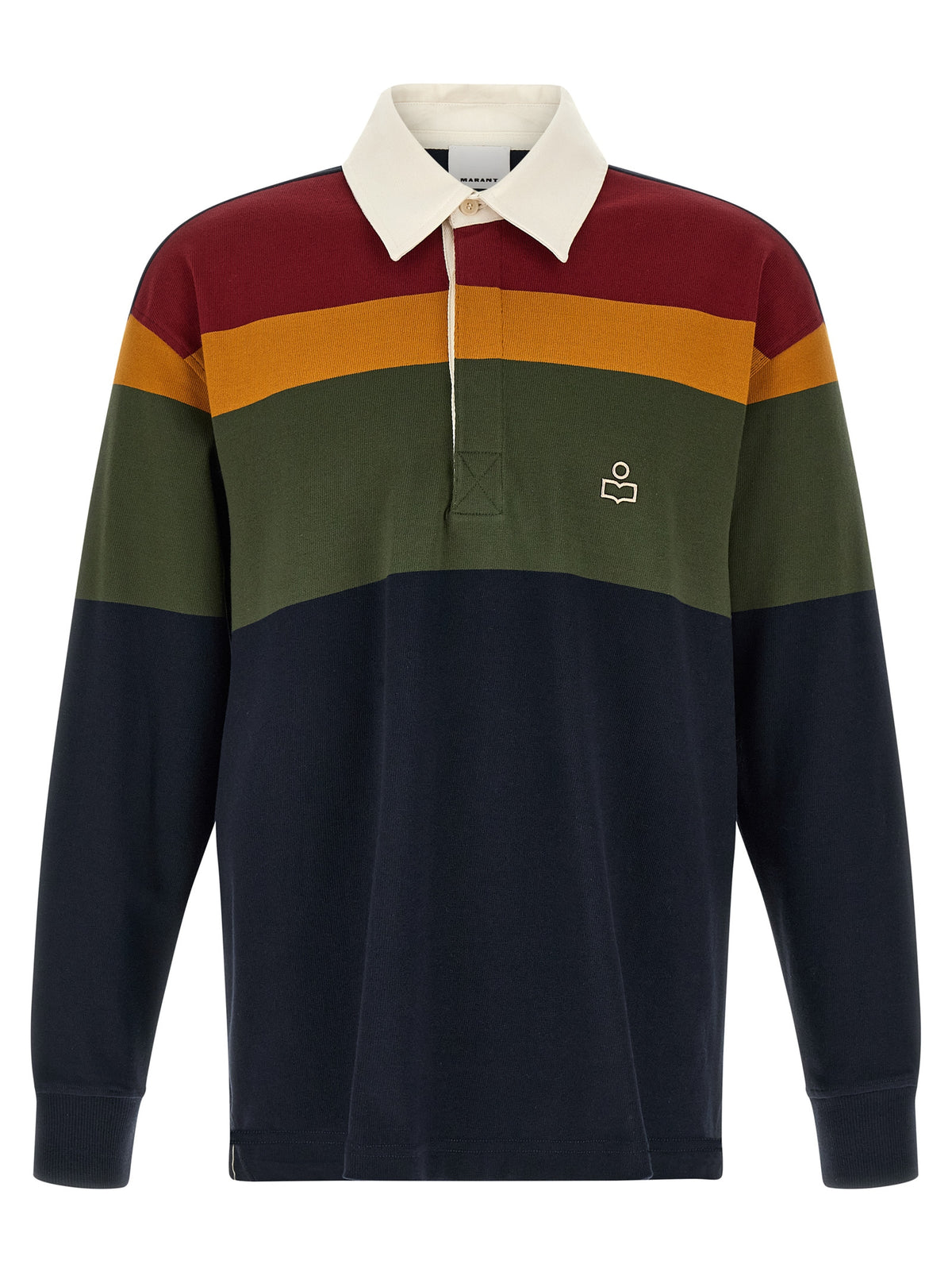Marant Men Color Block 'Brandon' Polo Shirt ISABEL MARANT