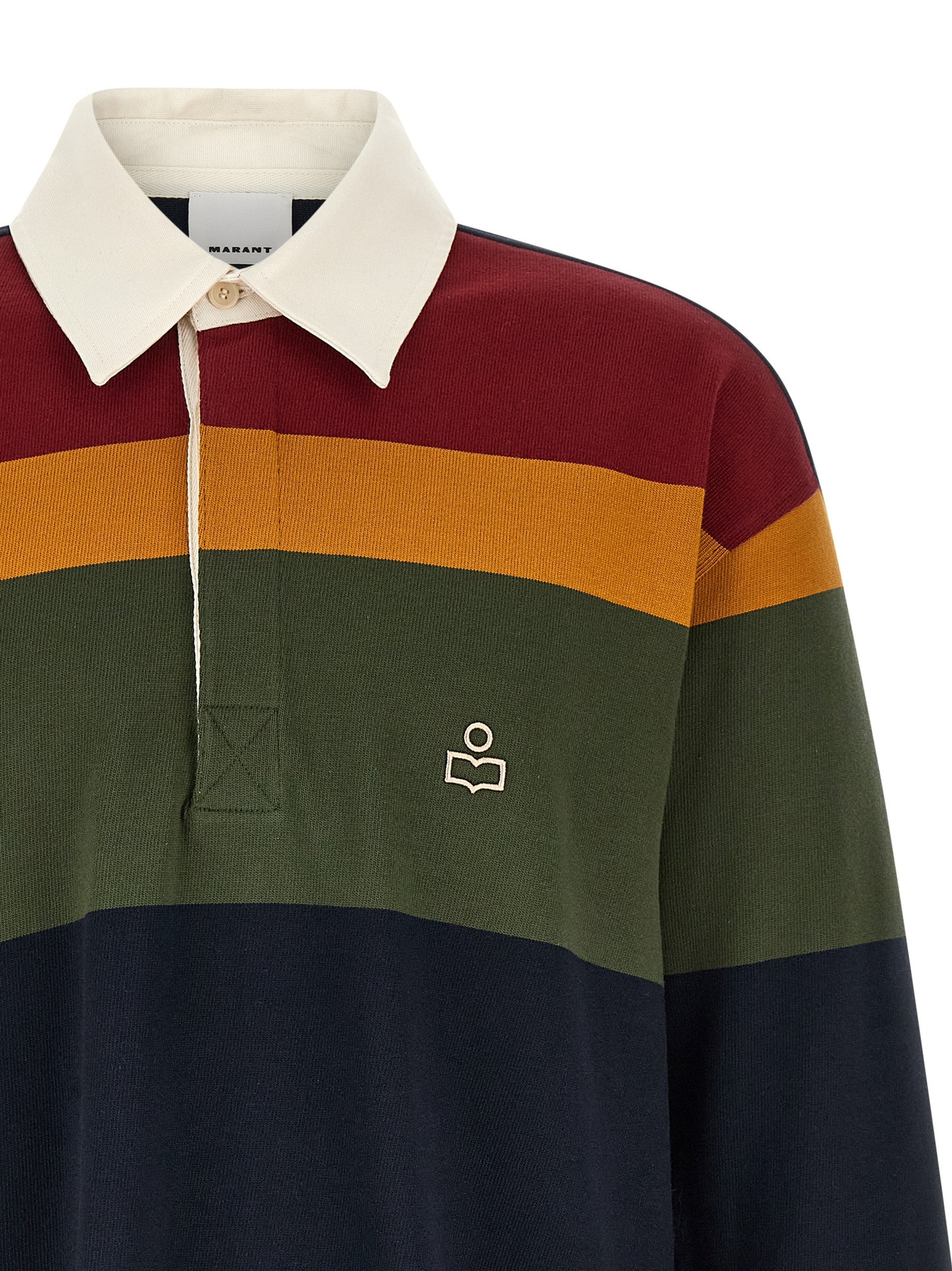 Marant Men Color Block 'Brandon' Polo Shirt ISABEL MARANT