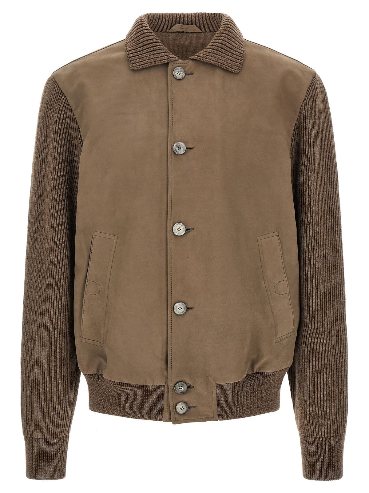 Brioni Men Brown Hybrid Jacket BRIONI