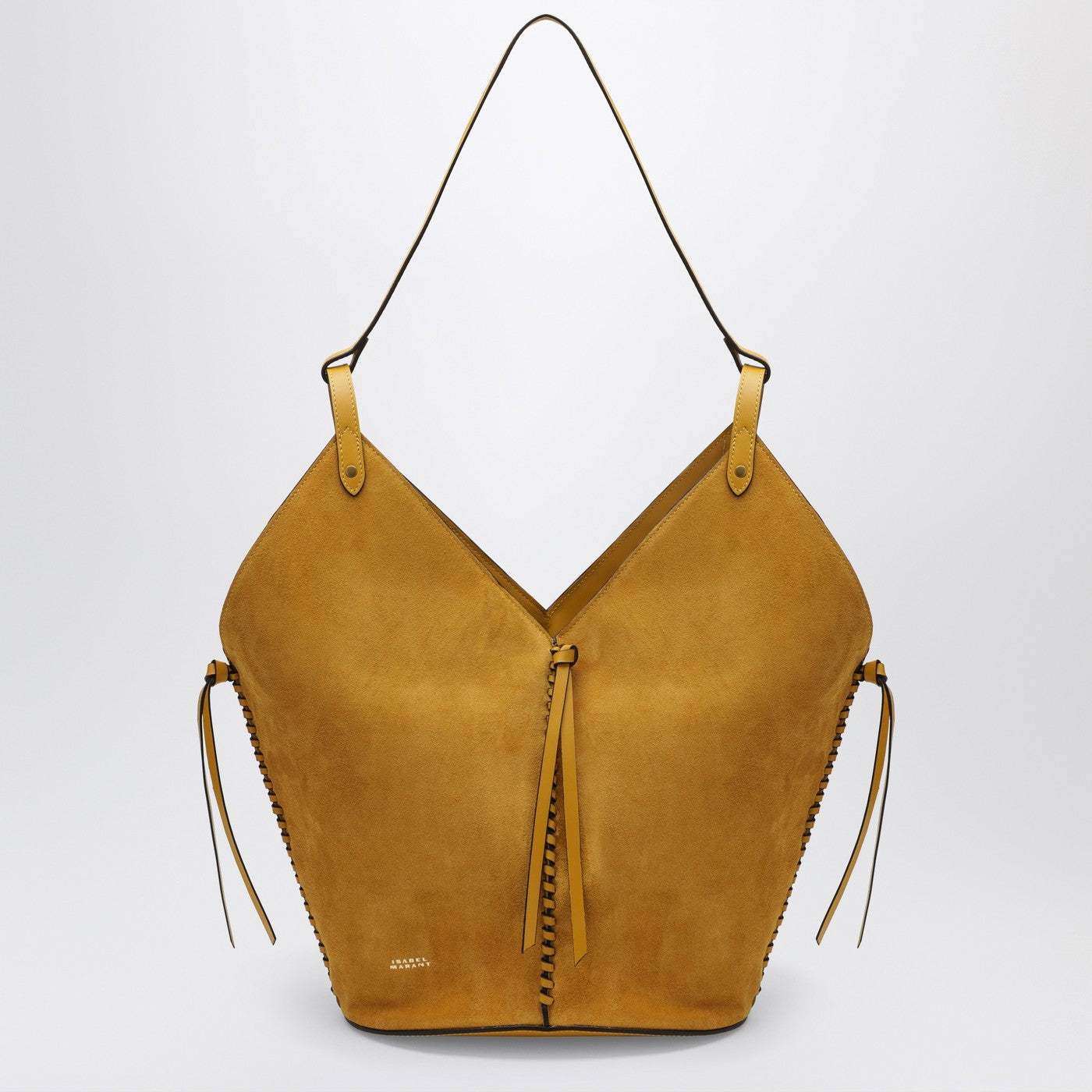 Isabel Marant Tampa Bag In Saffron Suede Leather Women ISABEL MARANT