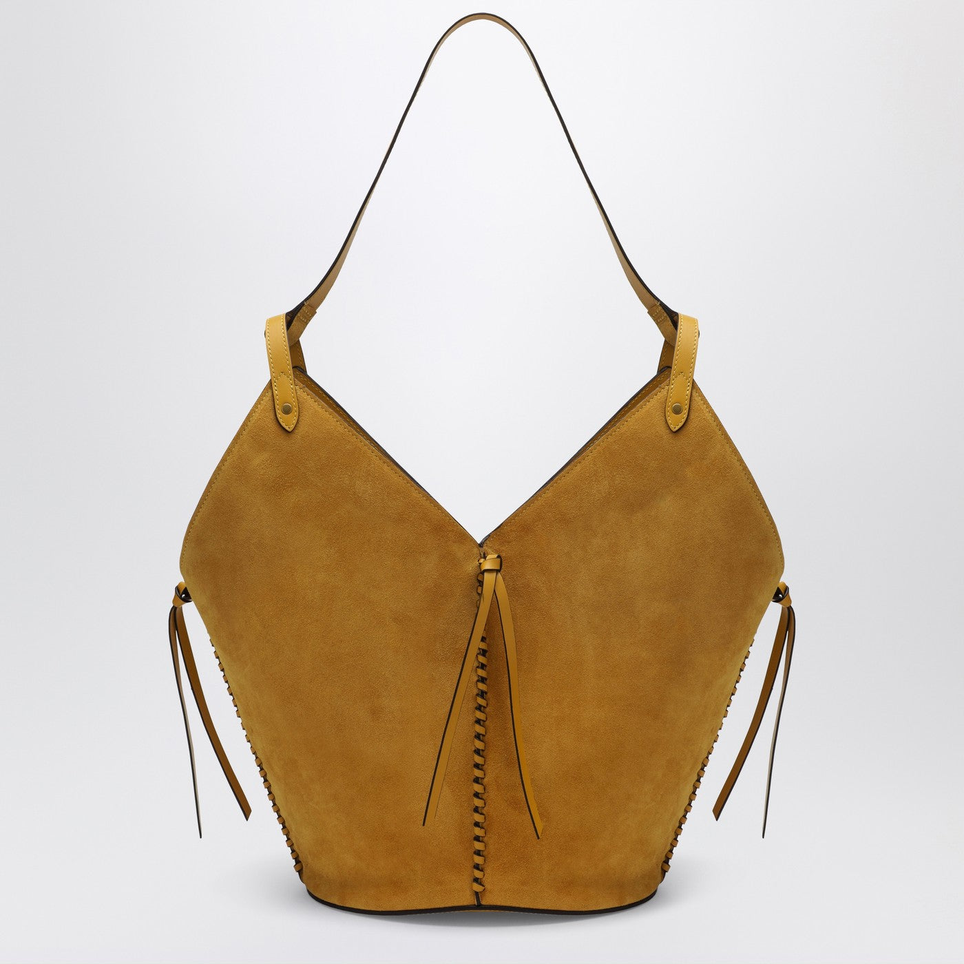 Isabel Marant Tampa Bag In Saffron Suede Leather Women ISABEL MARANT