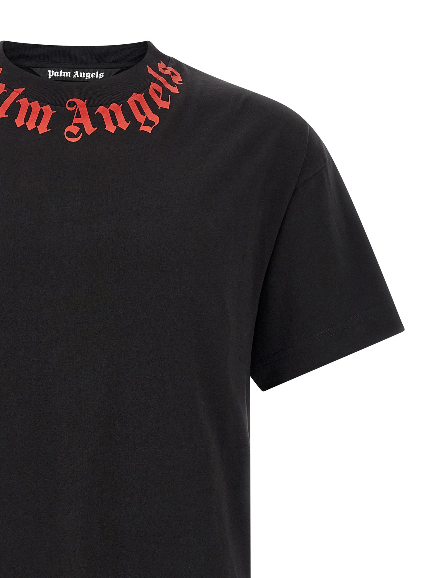 Palm Angels Men 'Neck Logo' T-Shirt PALM ANGELS