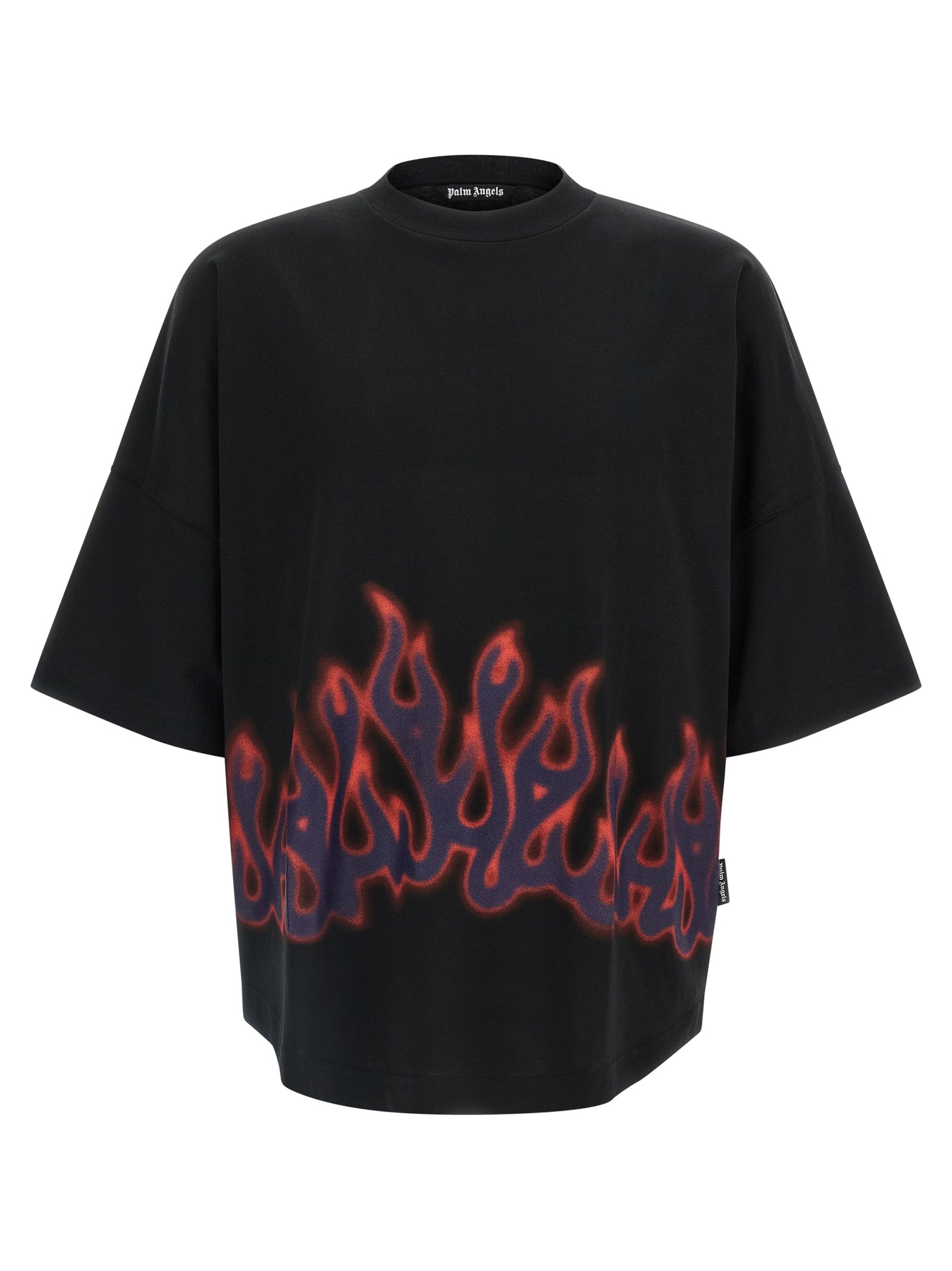 Palm Angels Men 'Flames' T-Shirt PALM ANGELS