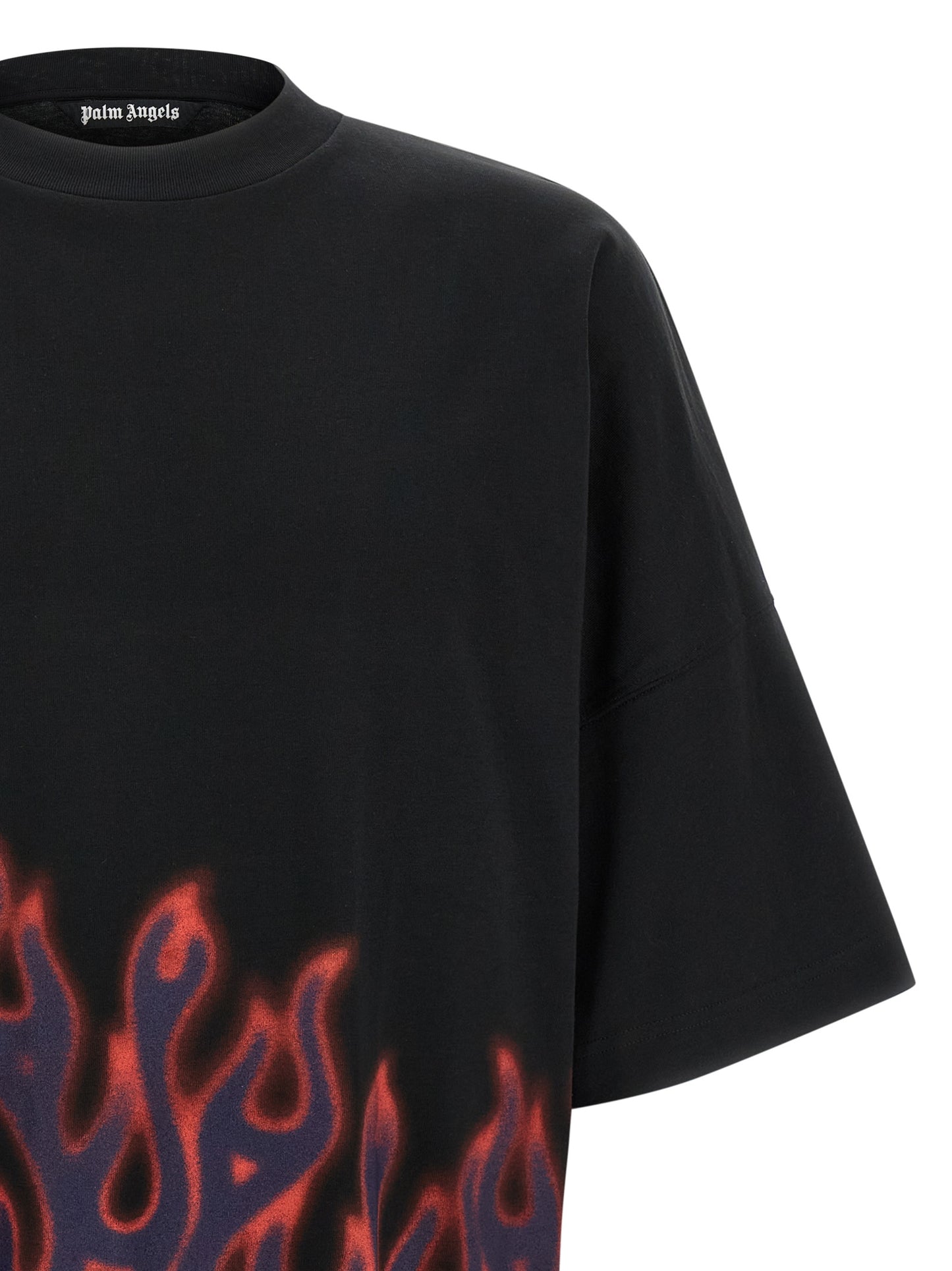 Palm Angels Men 'Flames' T-Shirt PALM ANGELS