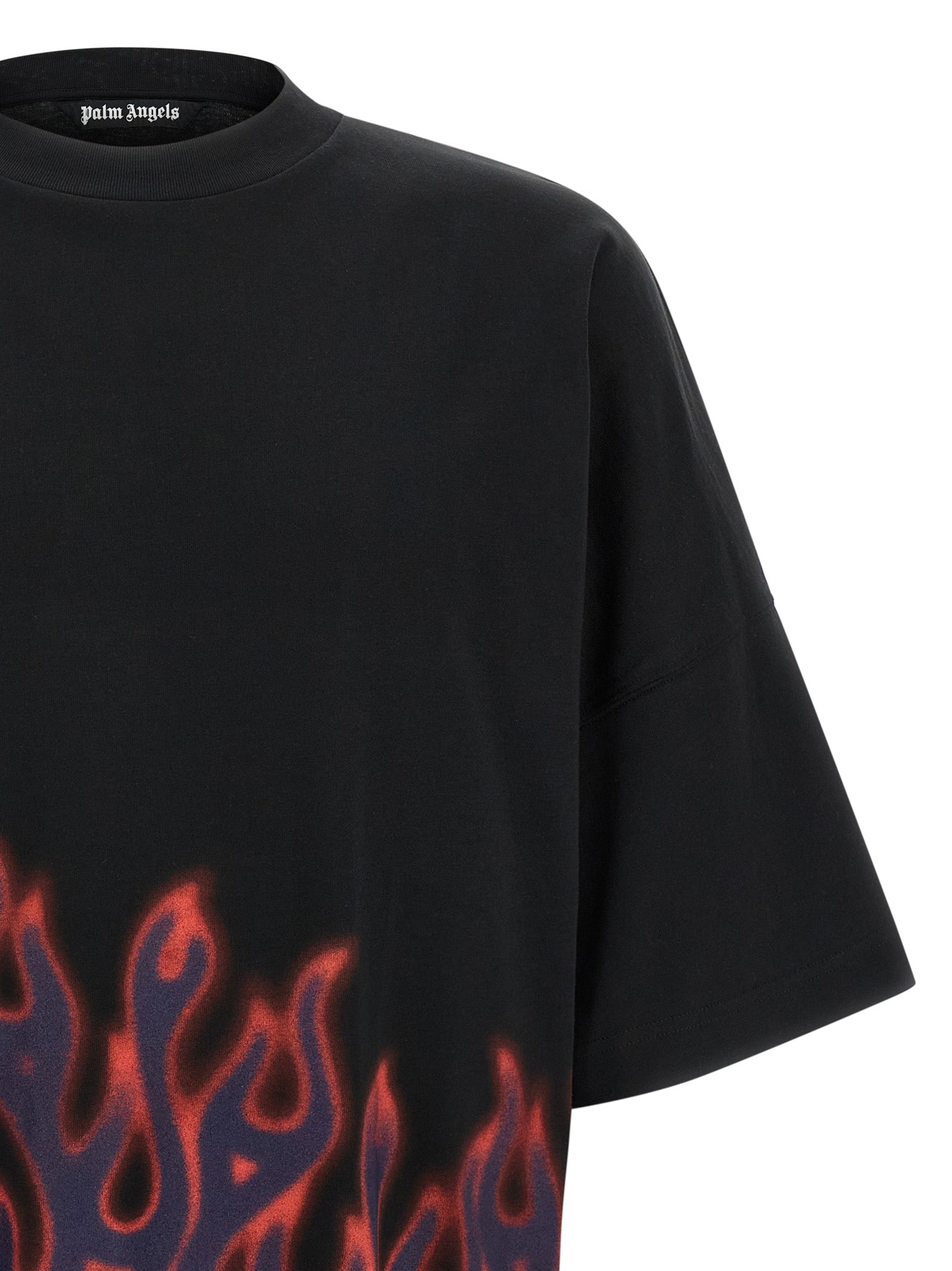 Palm Angels Men 'Flames' T-Shirt PALM ANGELS