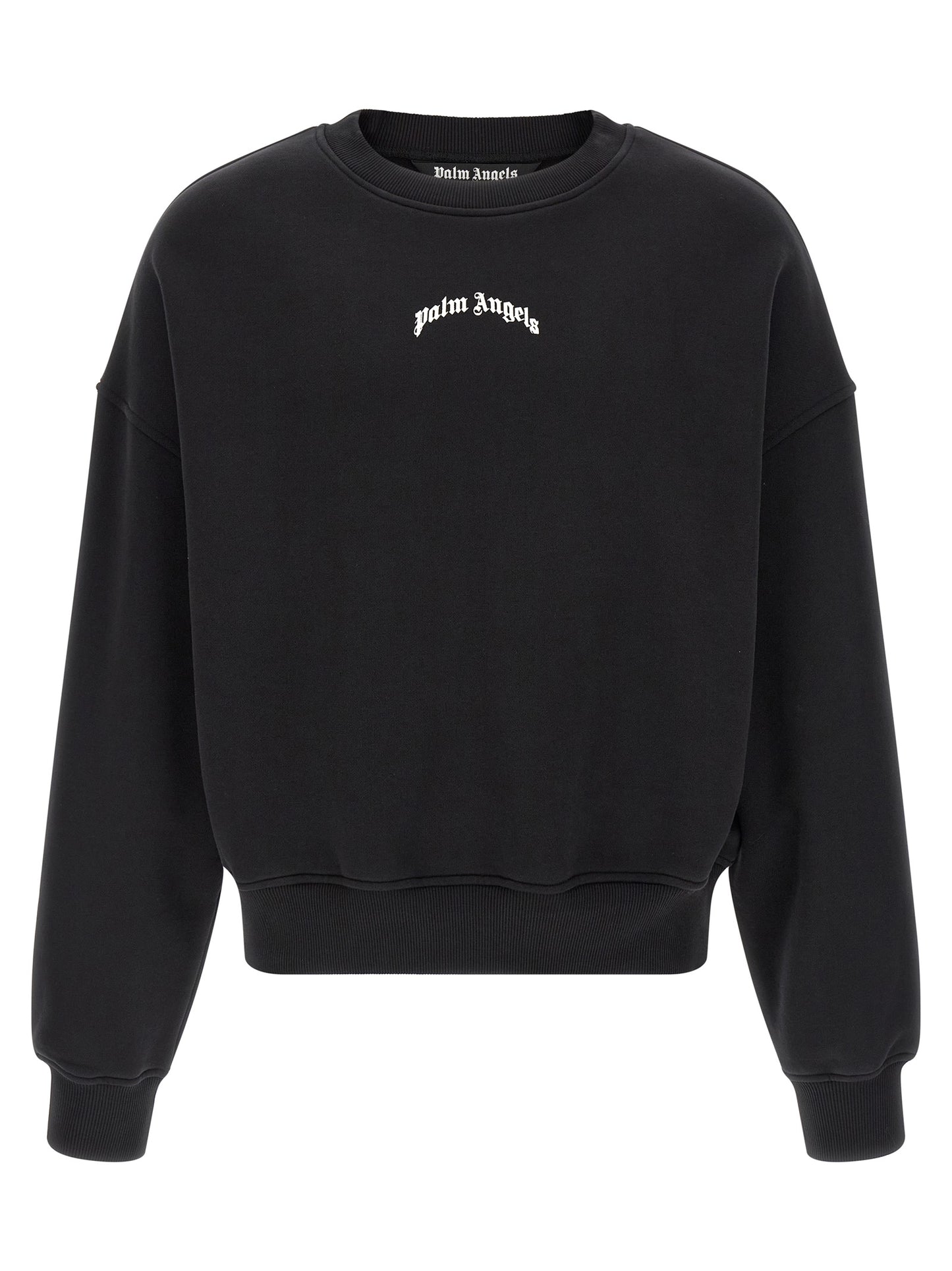 Palm Angels Men 'Back Curved Logo' Sweatshirt PALM ANGELS