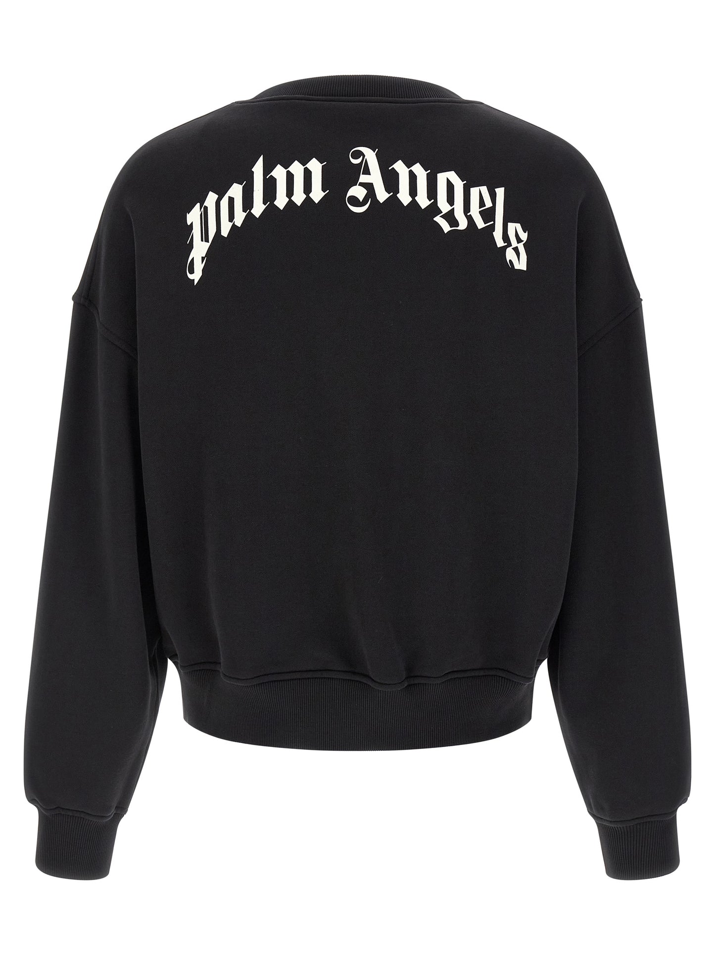 Palm Angels Men 'Back Curved Logo' Sweatshirt PALM ANGELS