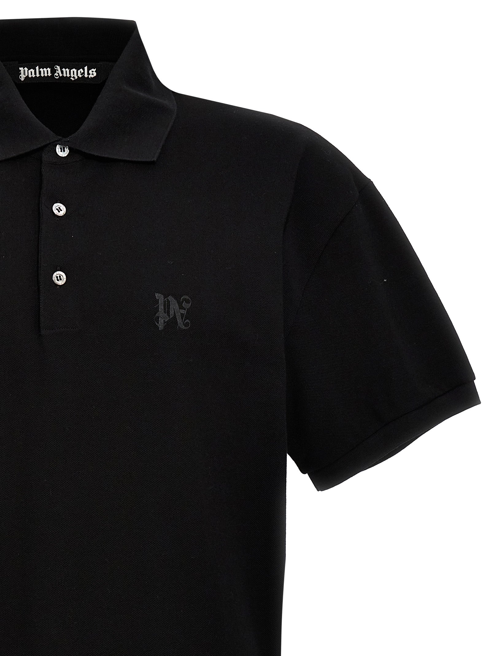 Palm Angels Men 'Monogram' Polo Shirt PALM ANGELS