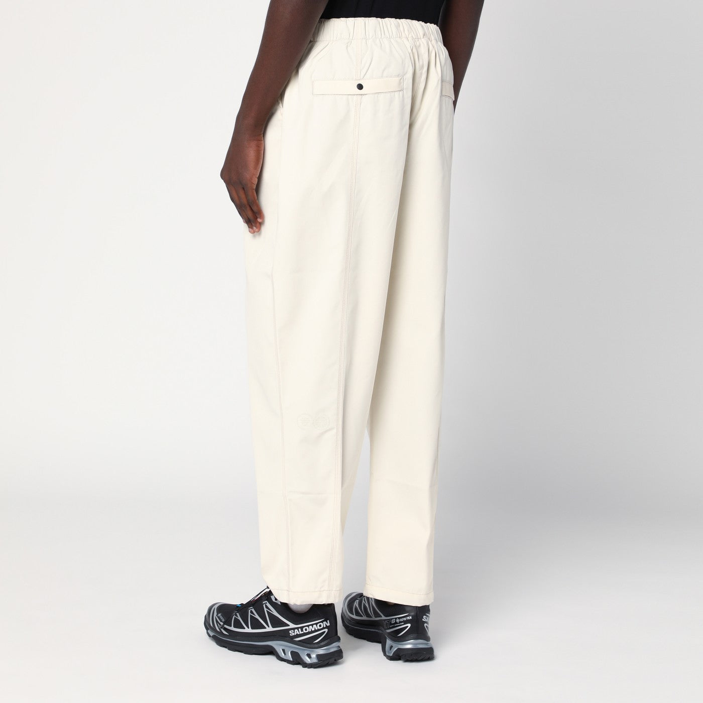 Purple Mountain Observatory Terrain Cream-Colored Trousers In Cotton-Nylon Blend Men Purple Mountain Observatory