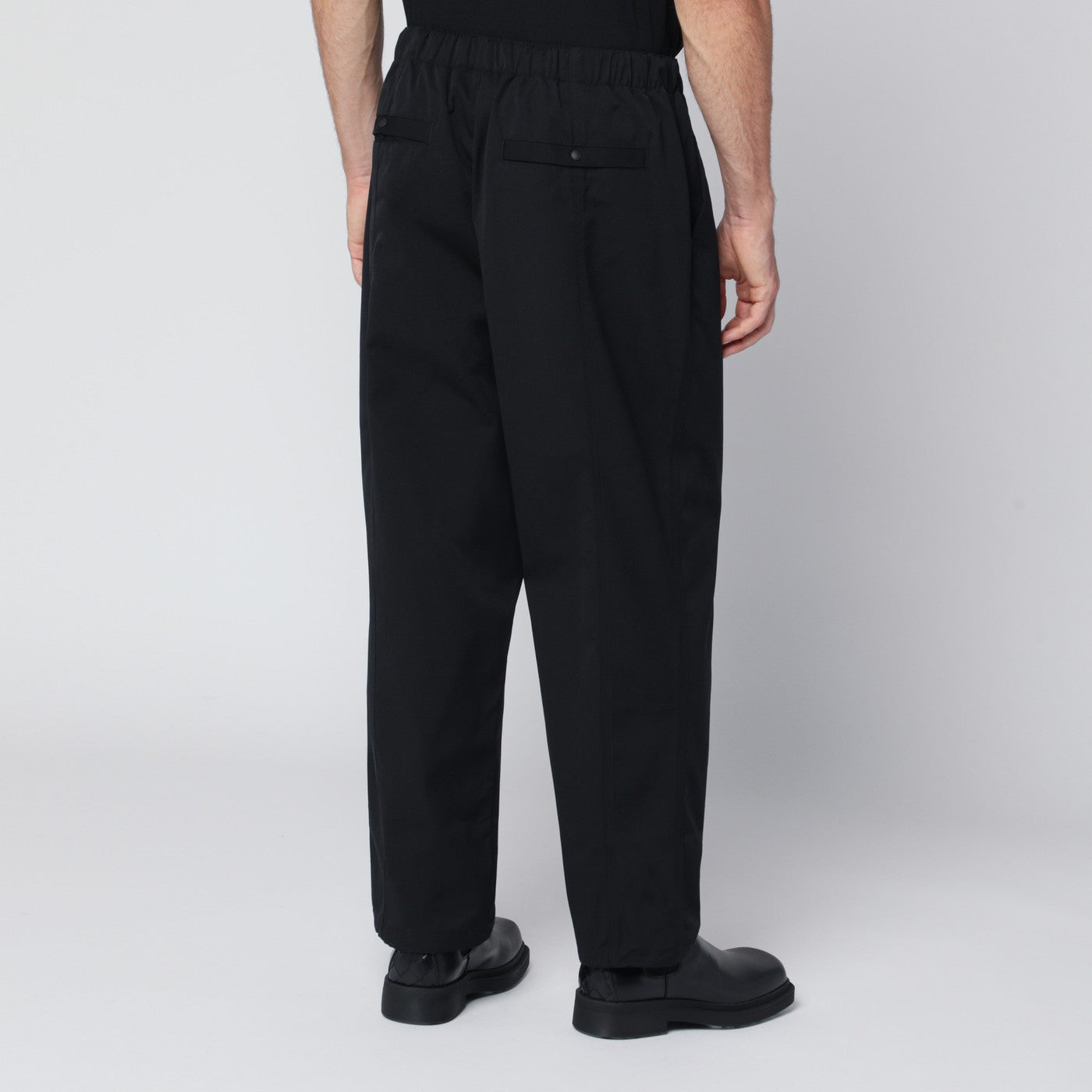 Purple Mountain Observatory Terrain Black Trousers In Cotton-Nylon Blend Men Purple Mountain Observatory