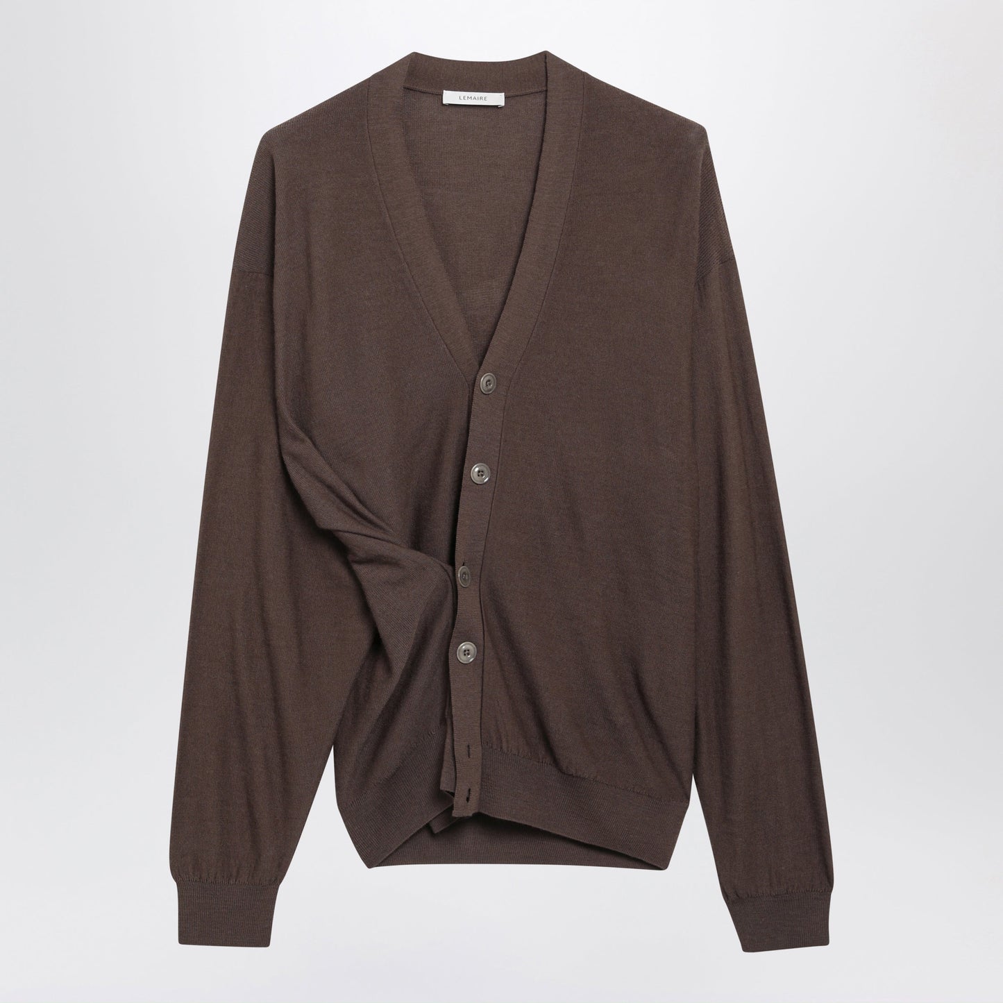 Lemaire Twisted Shitake Merino Wool Cardigan Women LEMAIRE