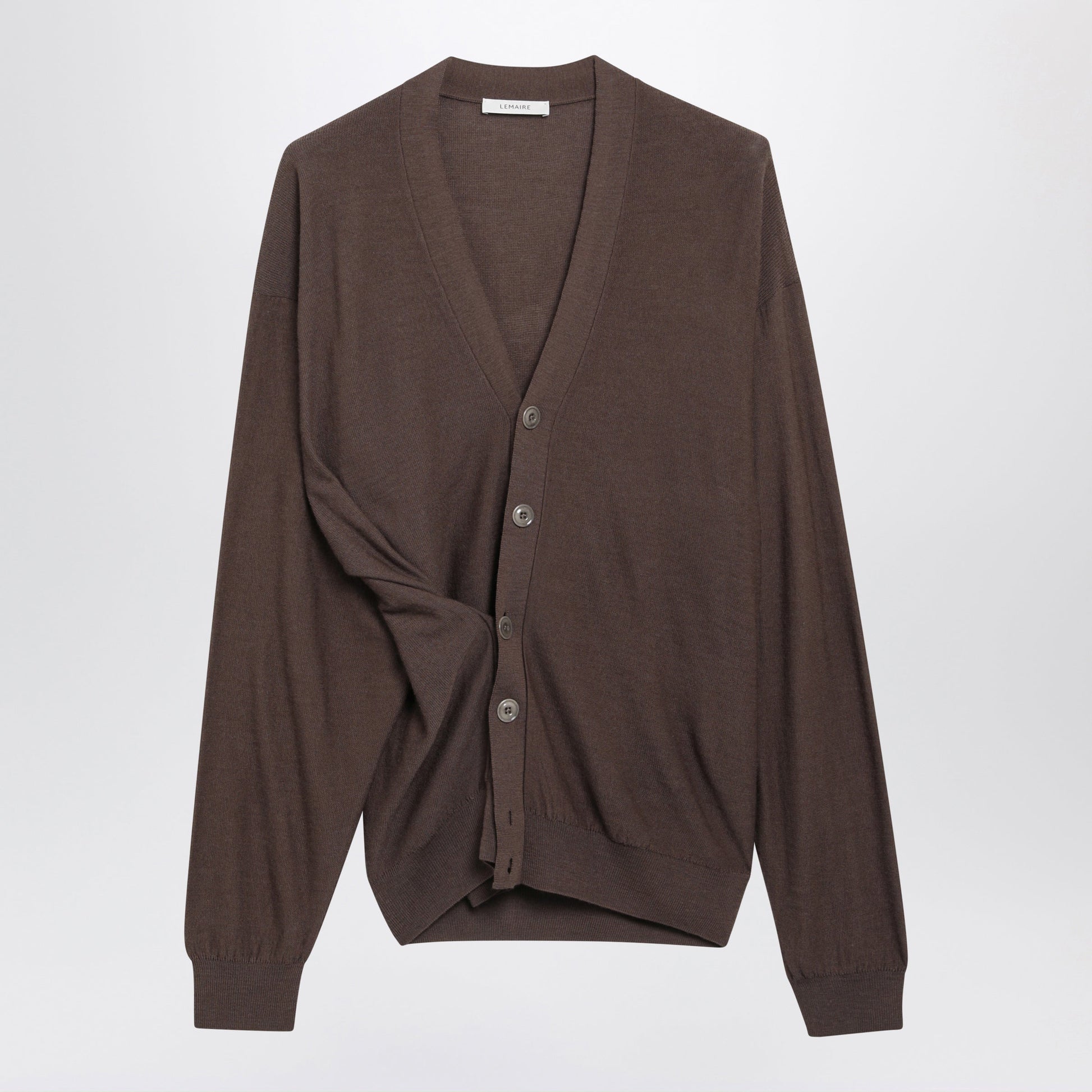 Lemaire Twisted Shitake Merino Wool Cardigan Women LEMAIRE