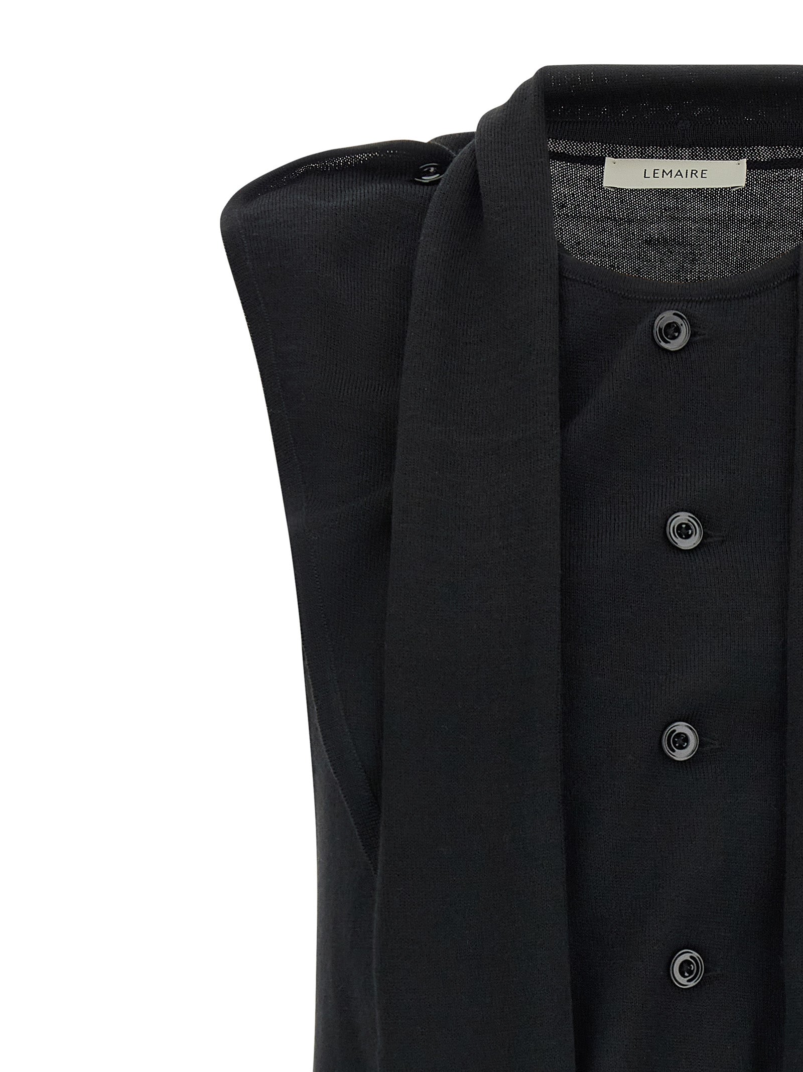 Lemaire Women Draped Panel Vest LEMAIRE