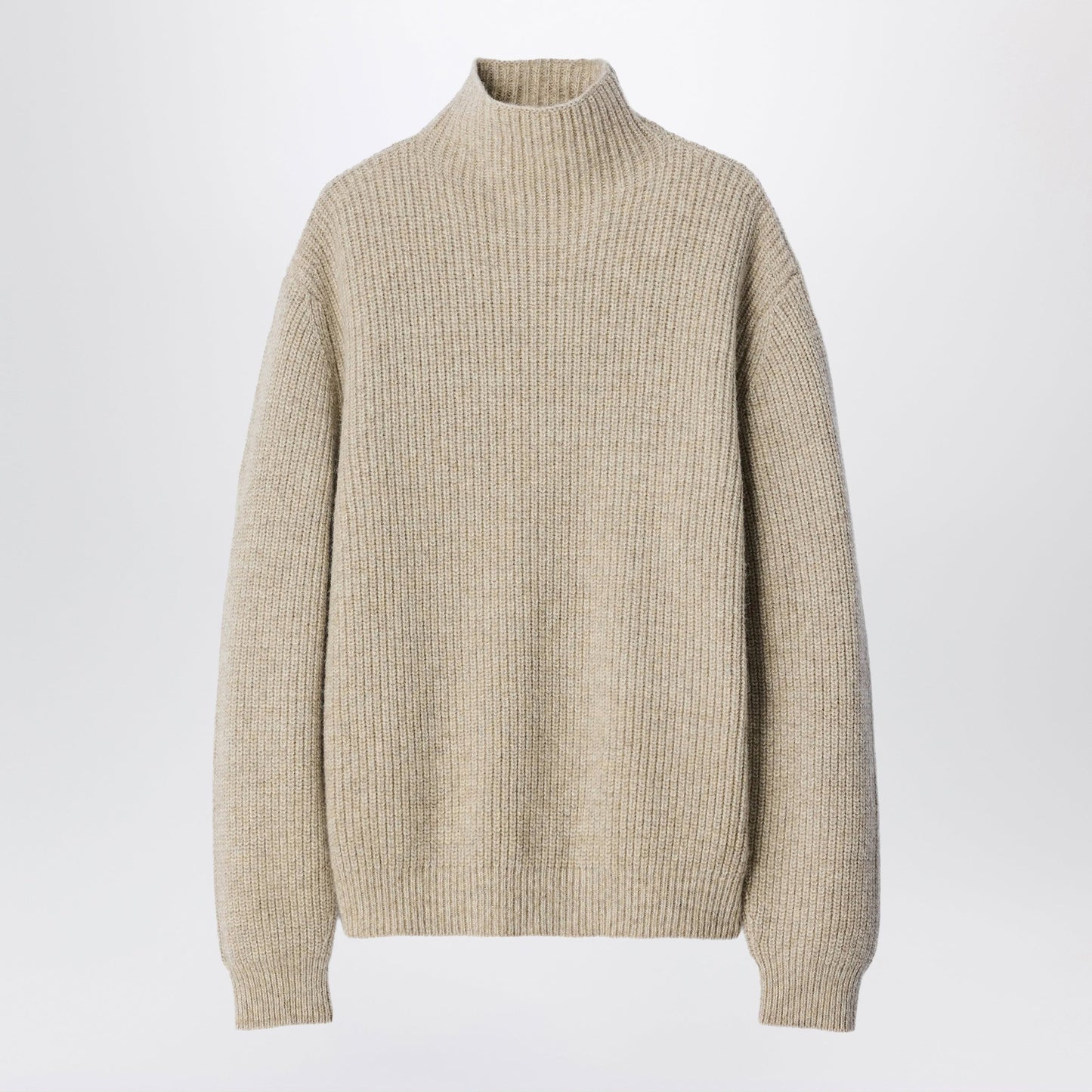 Lemaire Beige Yak And Alpaca Turtleneck Sweater Men LEMAIRE