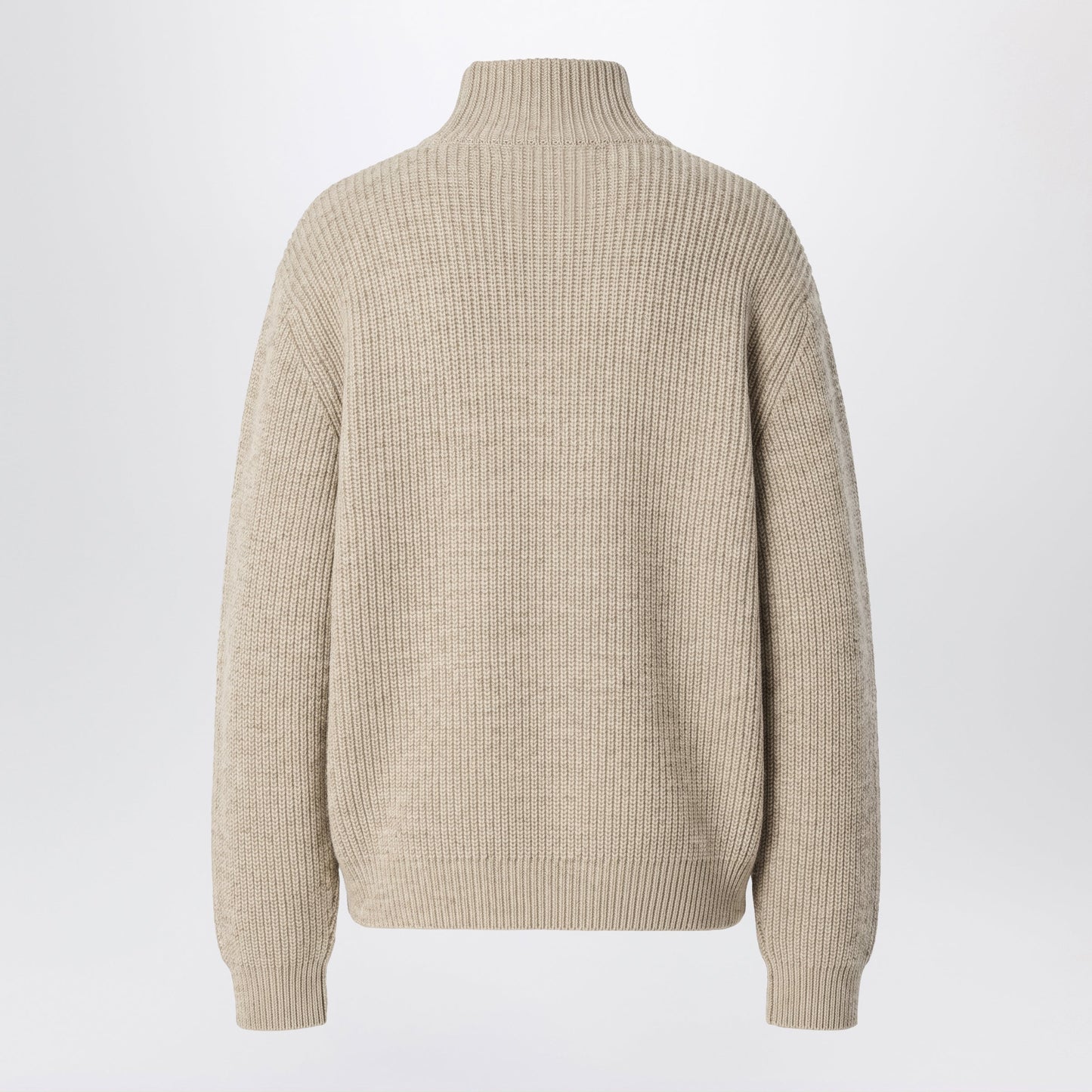 Lemaire Beige Yak And Alpaca Turtleneck Sweater Men LEMAIRE
