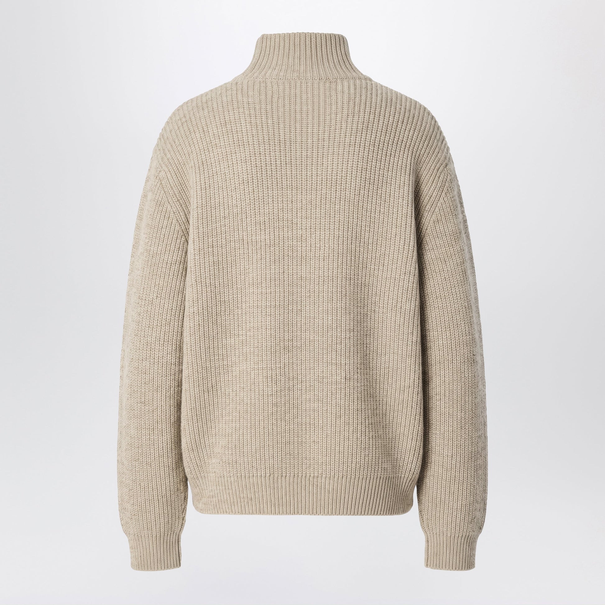 Lemaire Beige Yak And Alpaca Turtleneck Sweater Men LEMAIRE