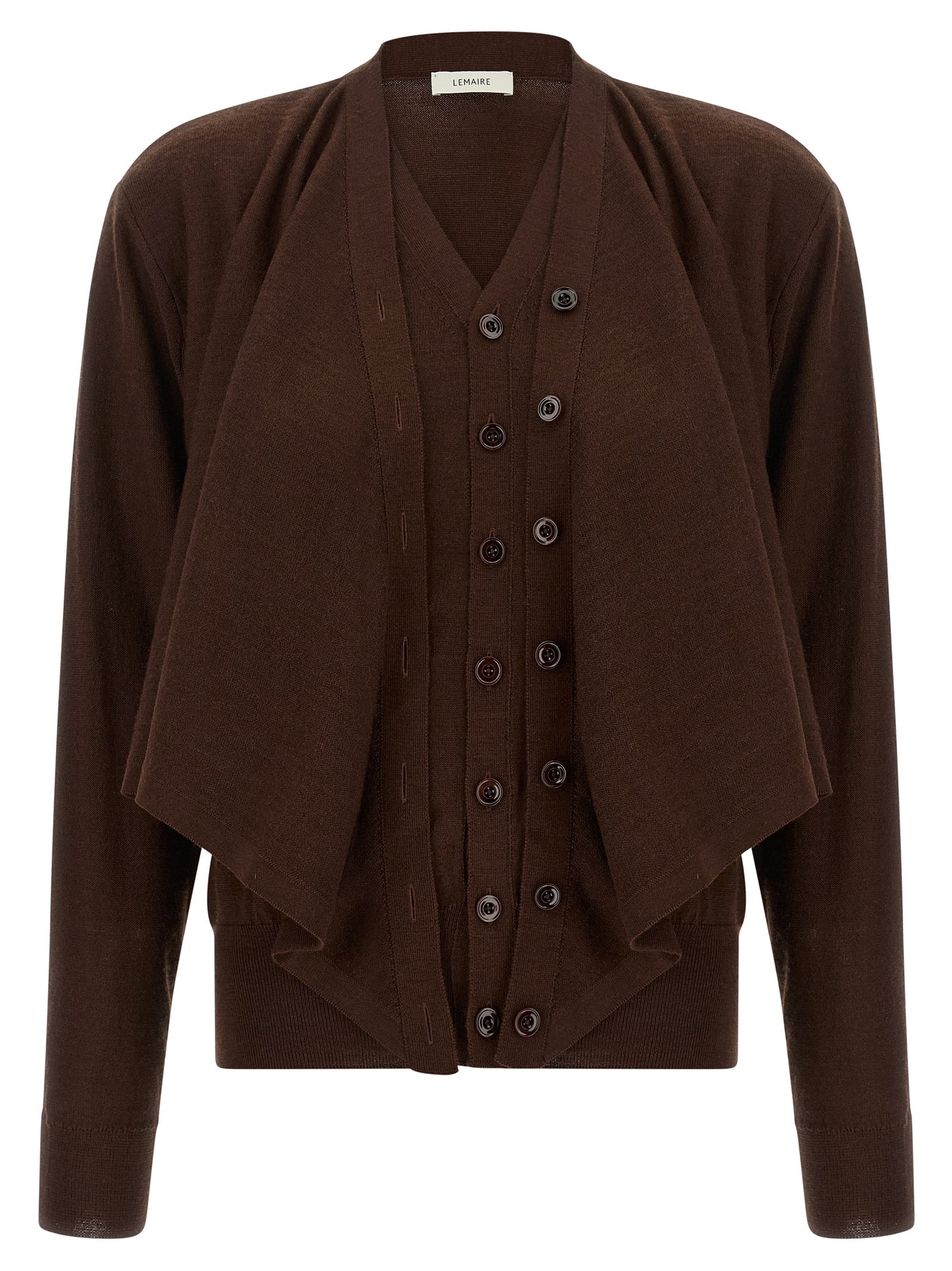 Lemaire Women 'Trompe L'oeil' Effect Cardigan LEMAIRE