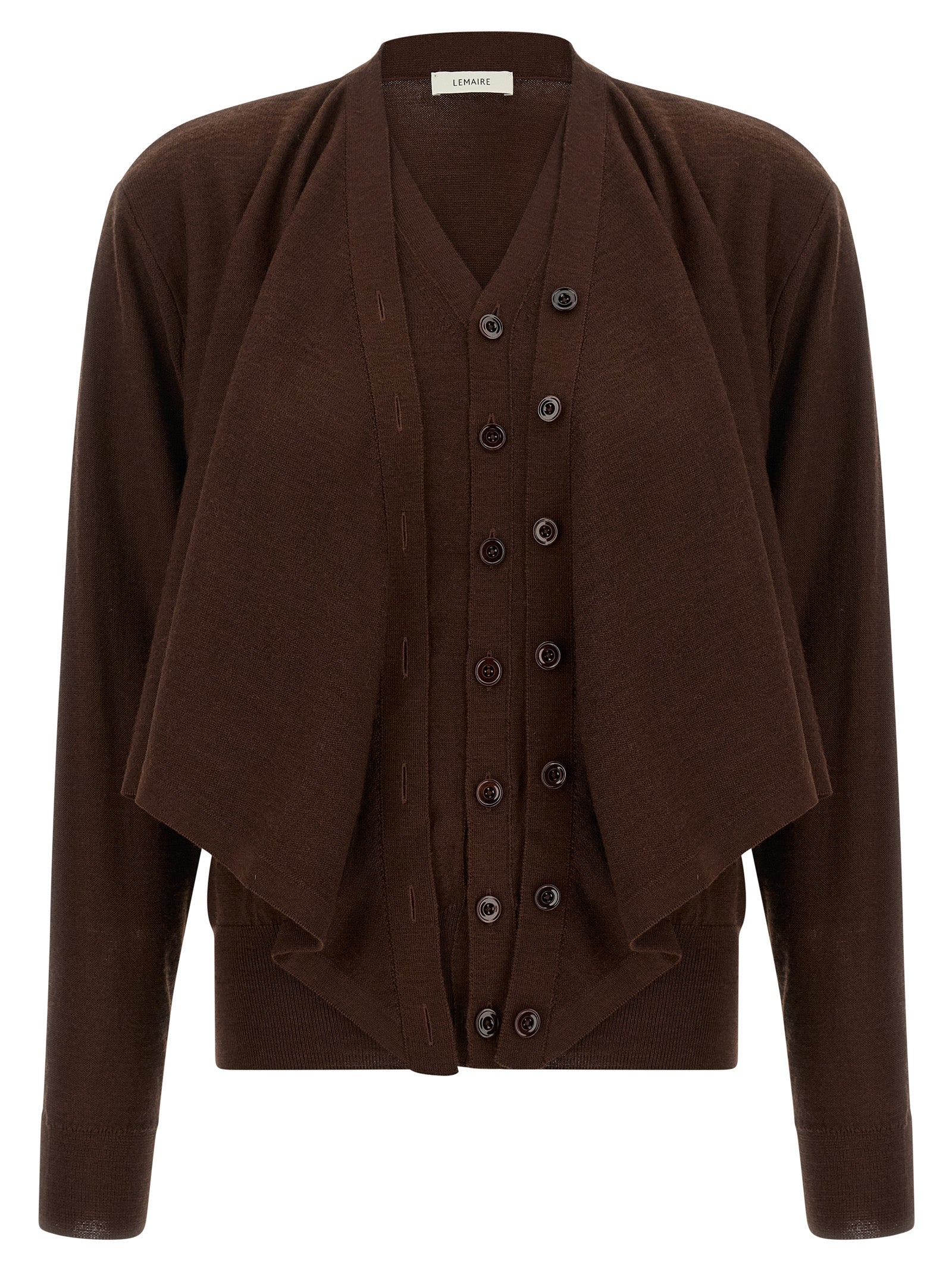 Lemaire Women 'Trompe L'oeil' Effect Cardigan LEMAIRE