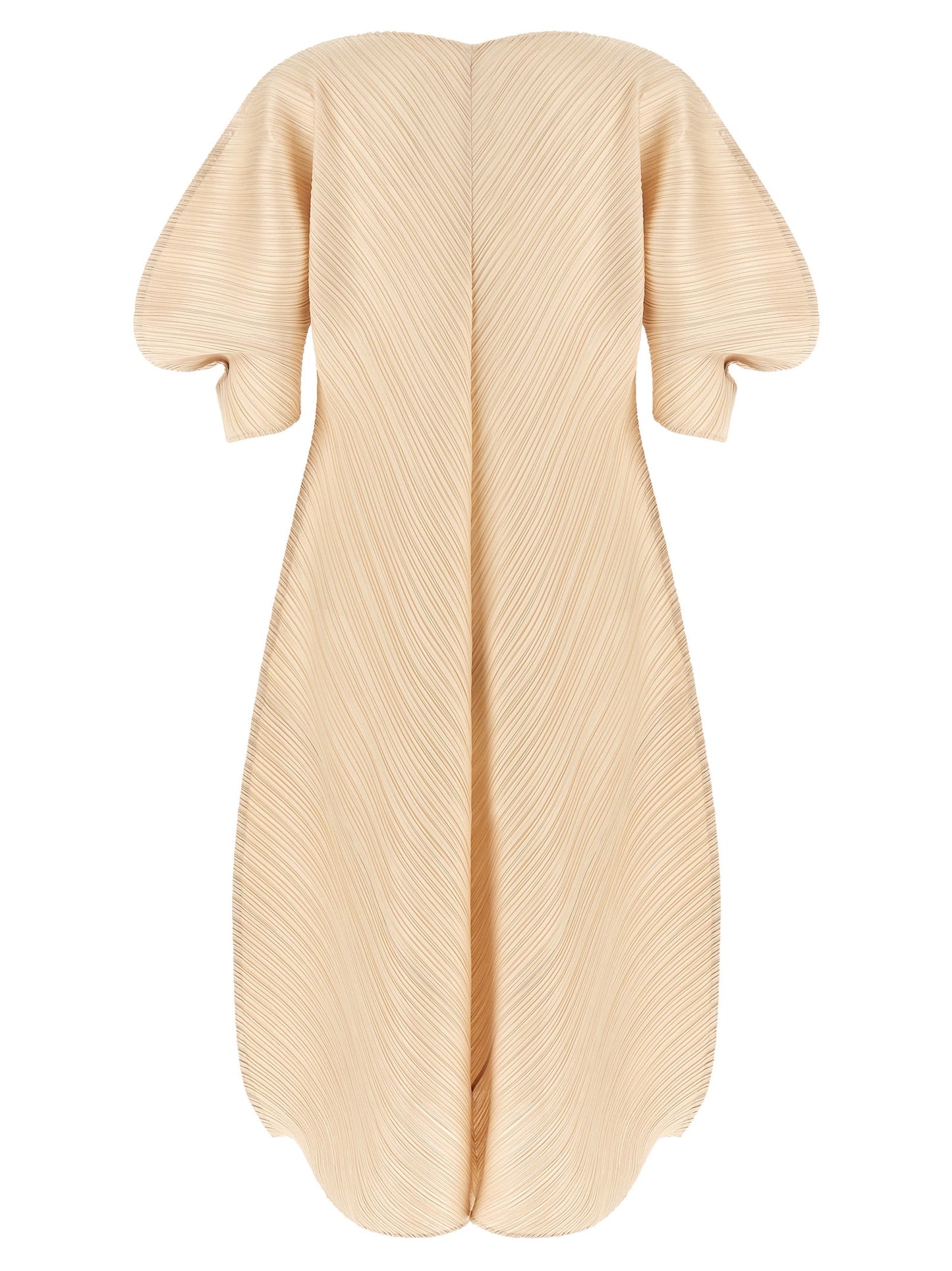 Pleats Please Issey Miyake Women Sculptural Sleeve Dress PLEATS PLEASE ISSEY MIYAKE