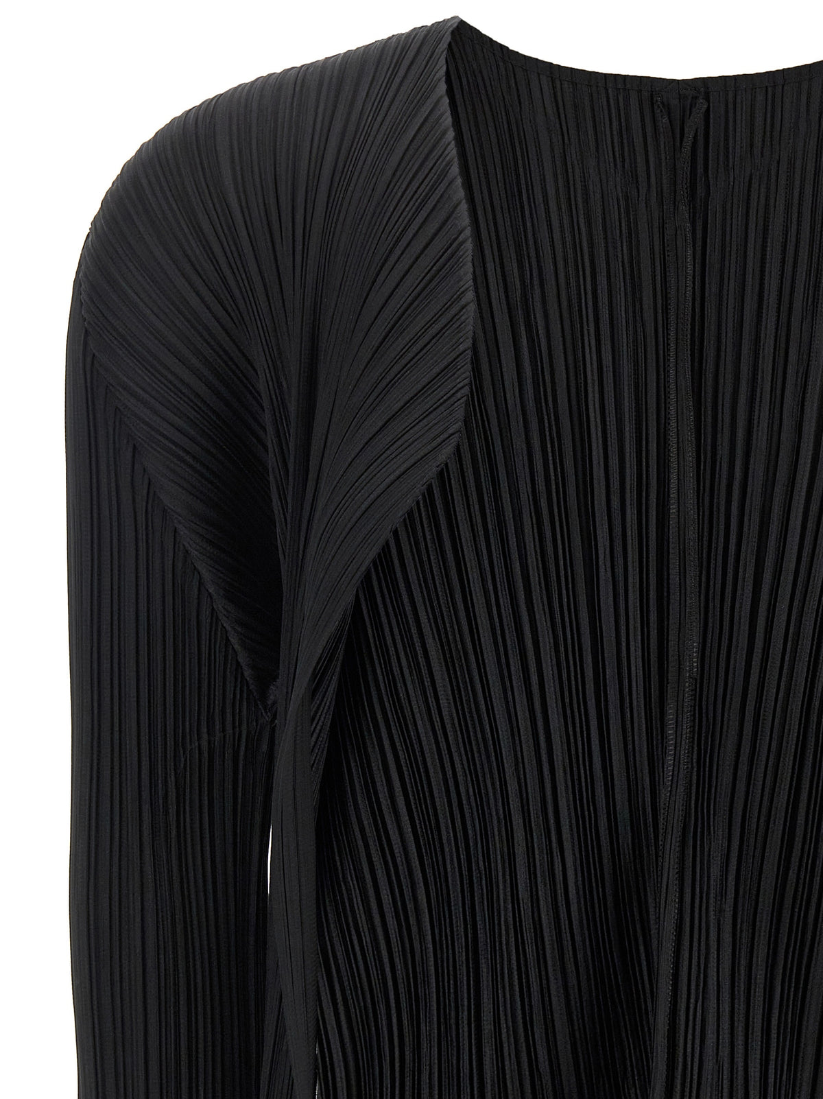 Pleats Please Issey Miyake Women Black 'Basics' Cardigan PLEATS PLEASE ISSEY MIYAKE